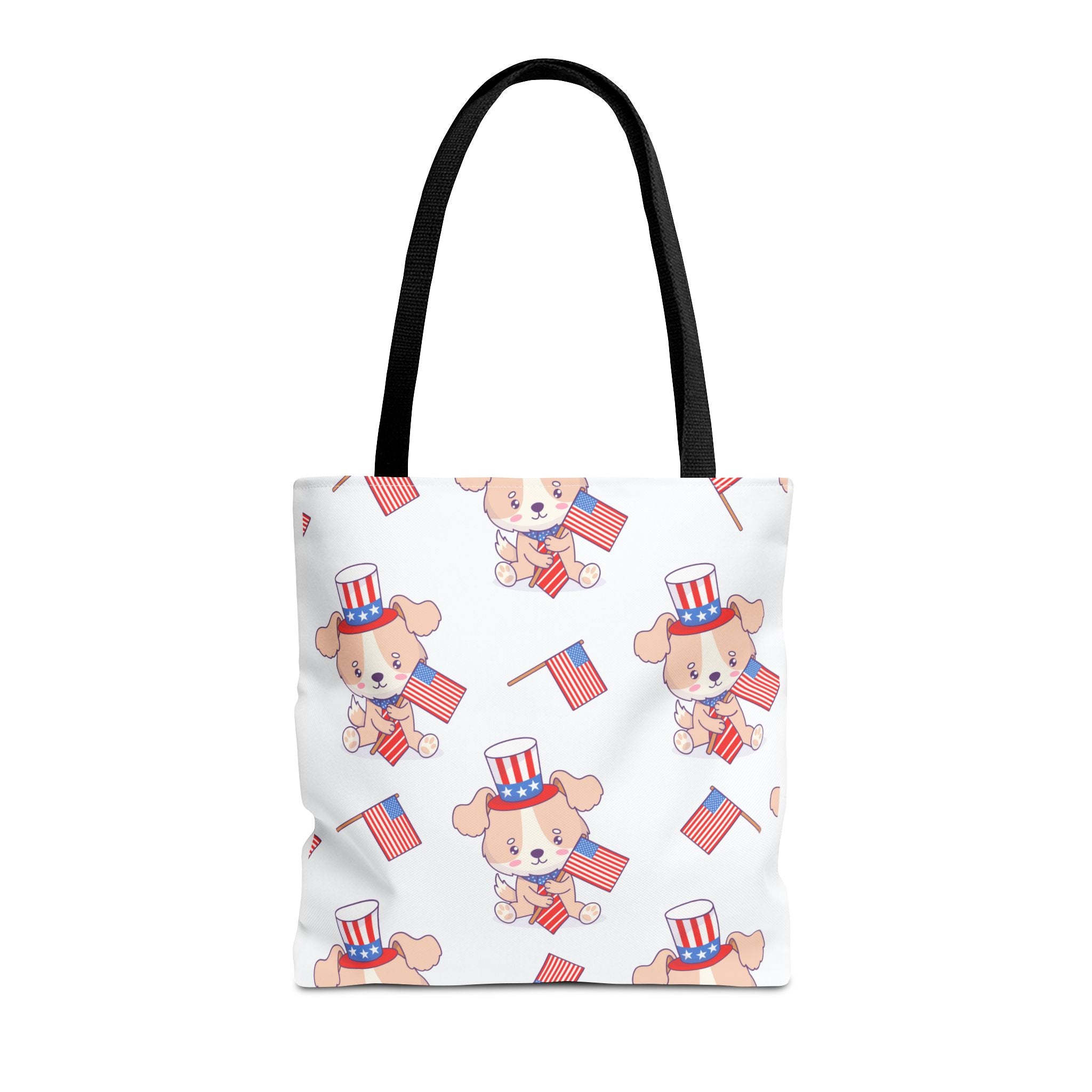 Patriotic Tote Bag - American Flag Eagle Design | Proud Made in America Tote
