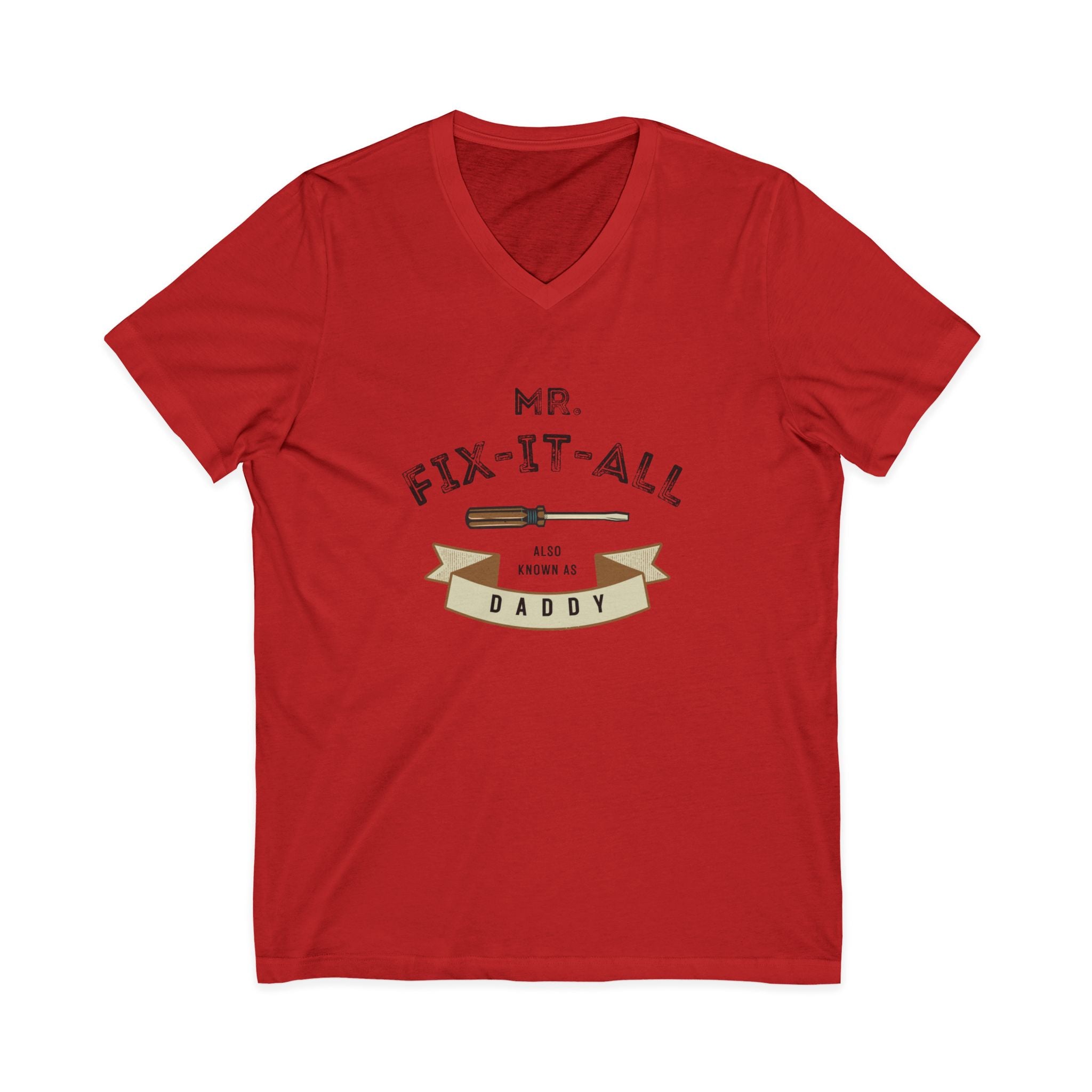 Mr. Fix-It-All Daddy V-Neck Tee — Father’s Day Handy Dad Gift