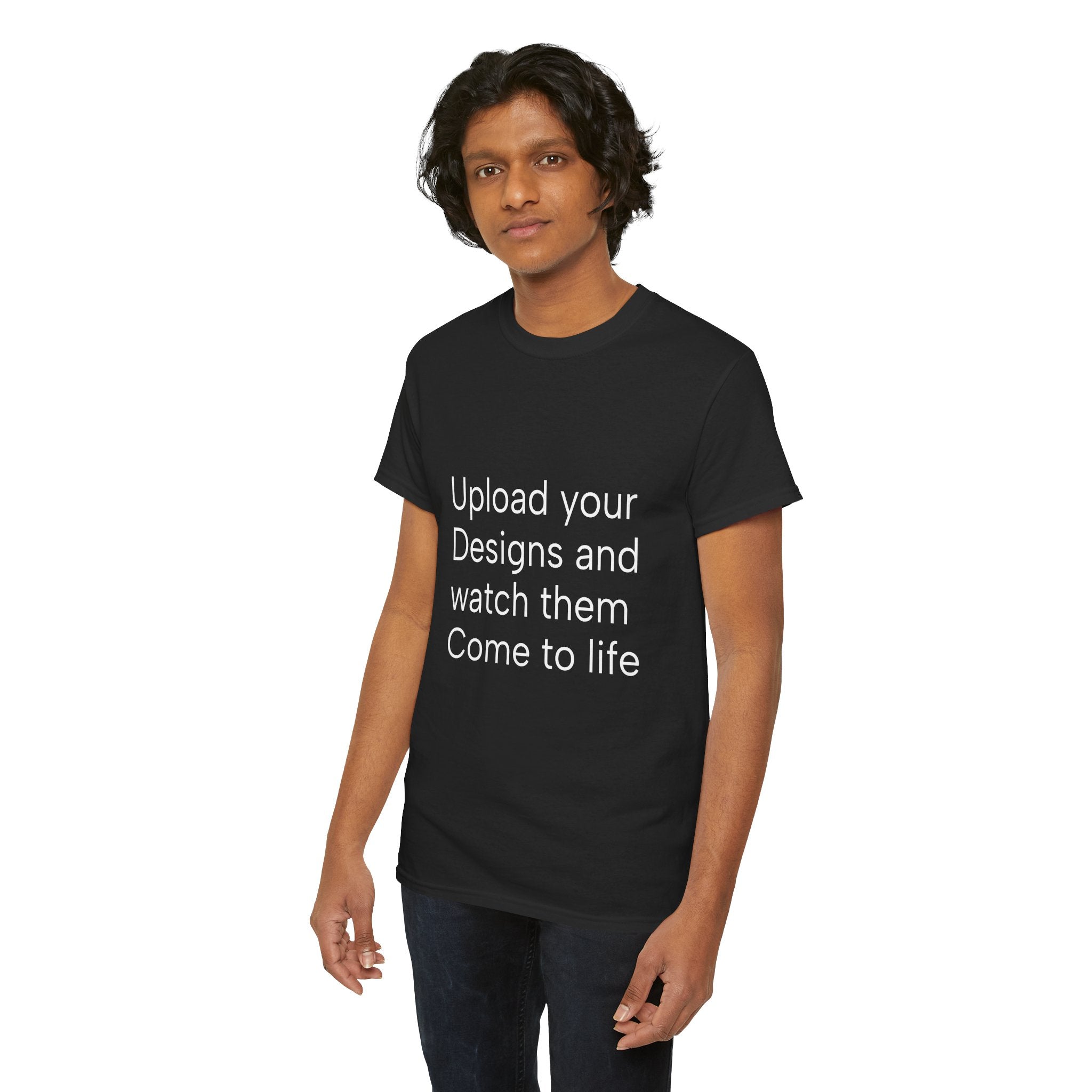 Customizable T‑Shirt – "Upload Your Designs and Watch Them Come to Life"