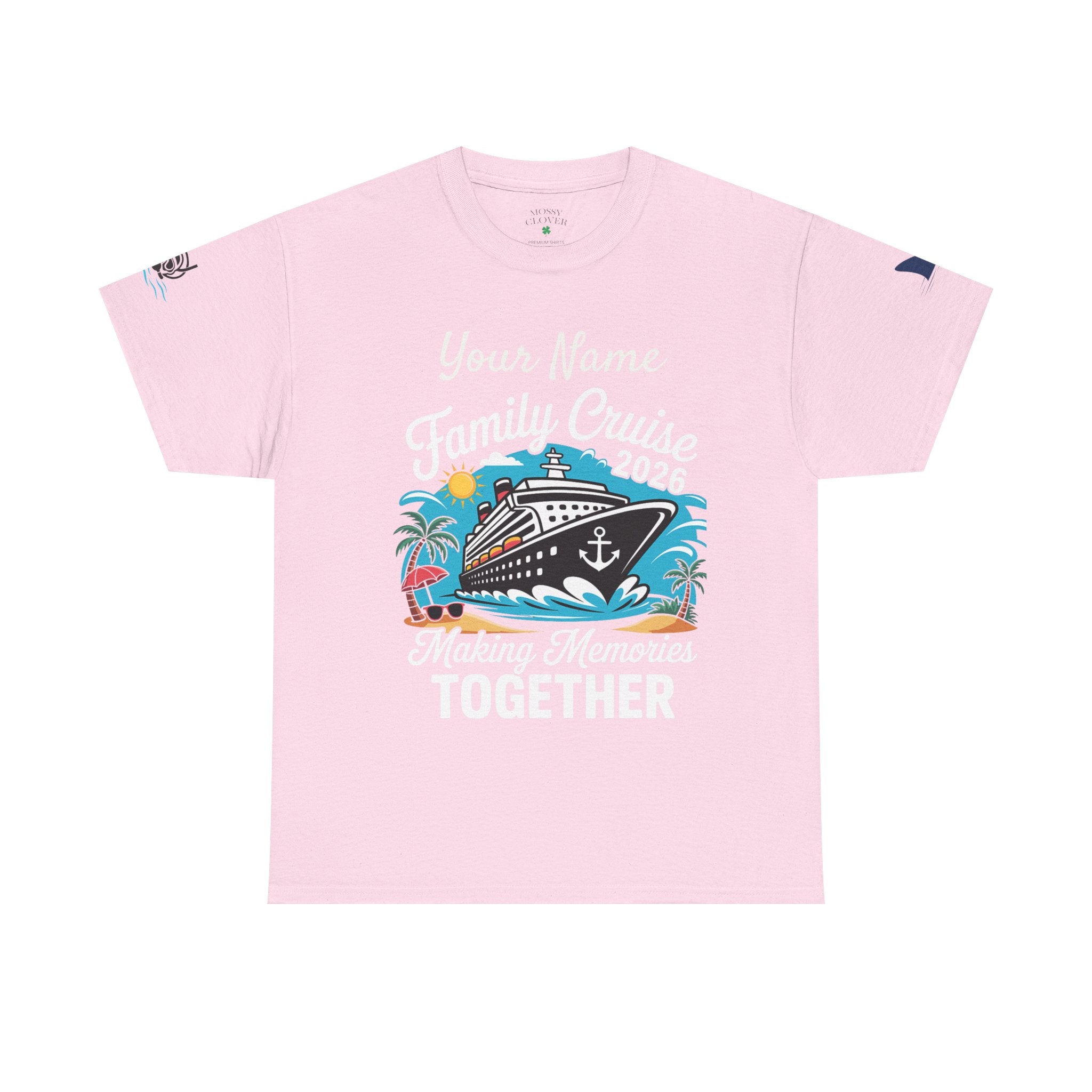 Family Cruise T‑Shirt — Customizable 'Making Memories Together' Cruise Vacation Tee