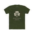 Mossy Clover Graphic Tee — Botanical Shamrock Design