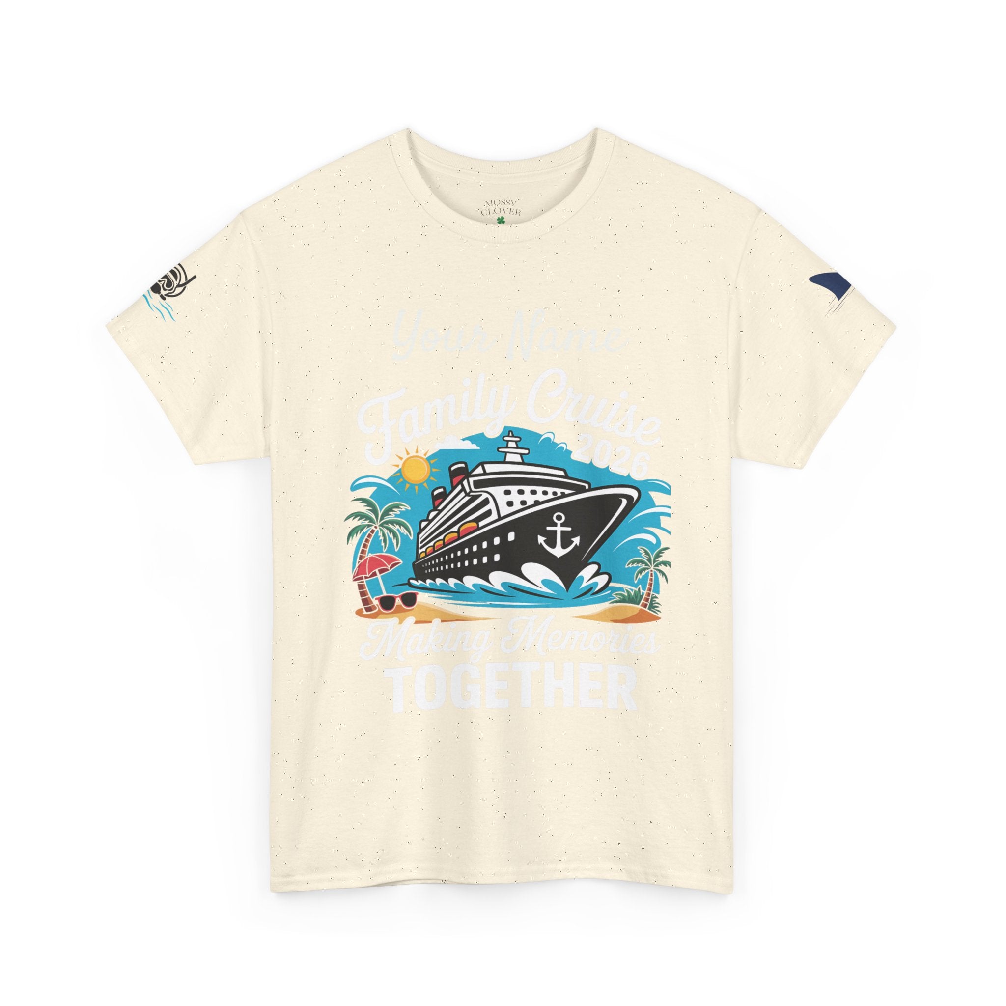Family Cruise T‑Shirt — Customizable 'Making Memories Together' Cruise Vacation Tee