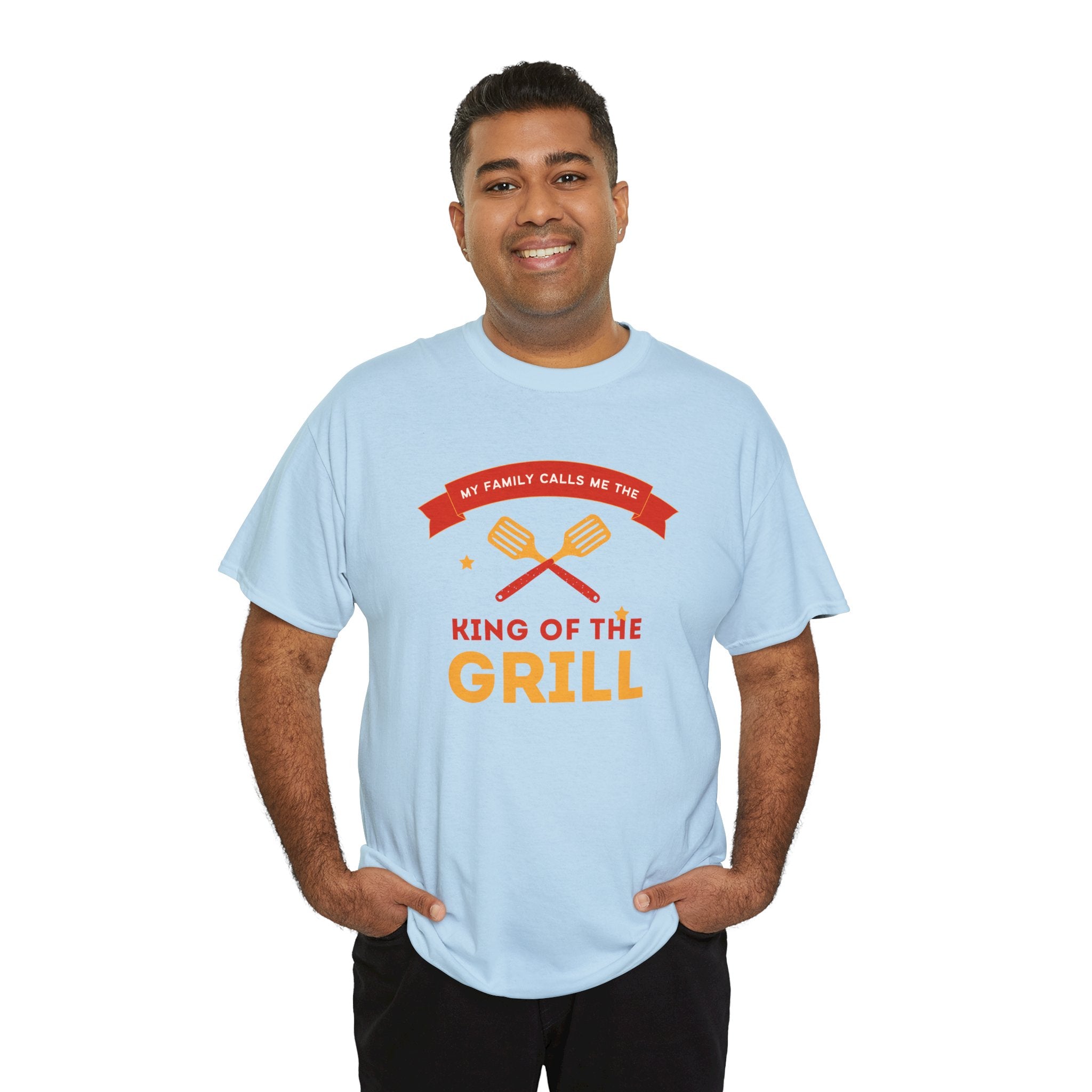 King of the Grill T-Shirt — My Family Calls Me The King of the Grill BBQ Tee
