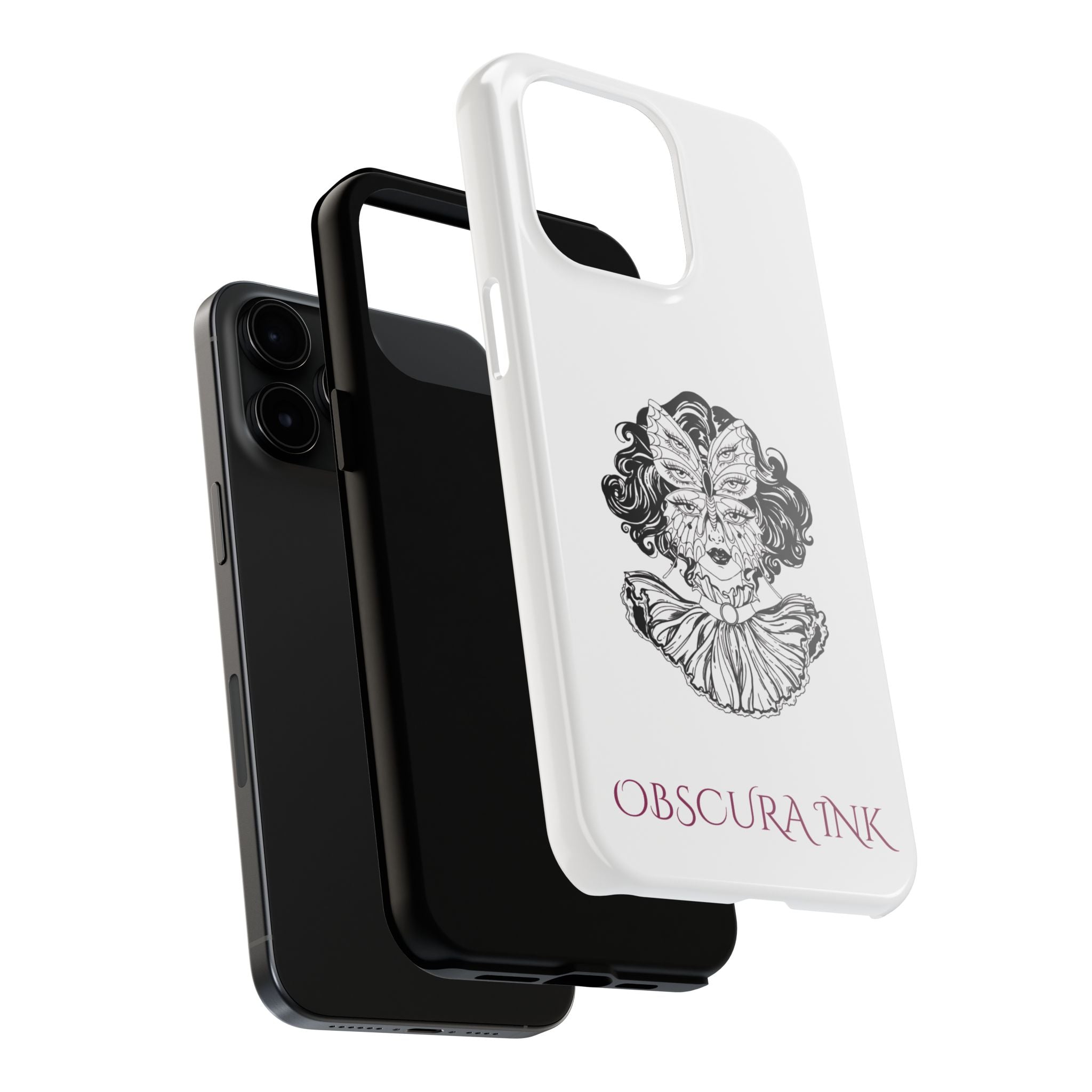 Tough Phone Case — Obscura Ink Shield Design
