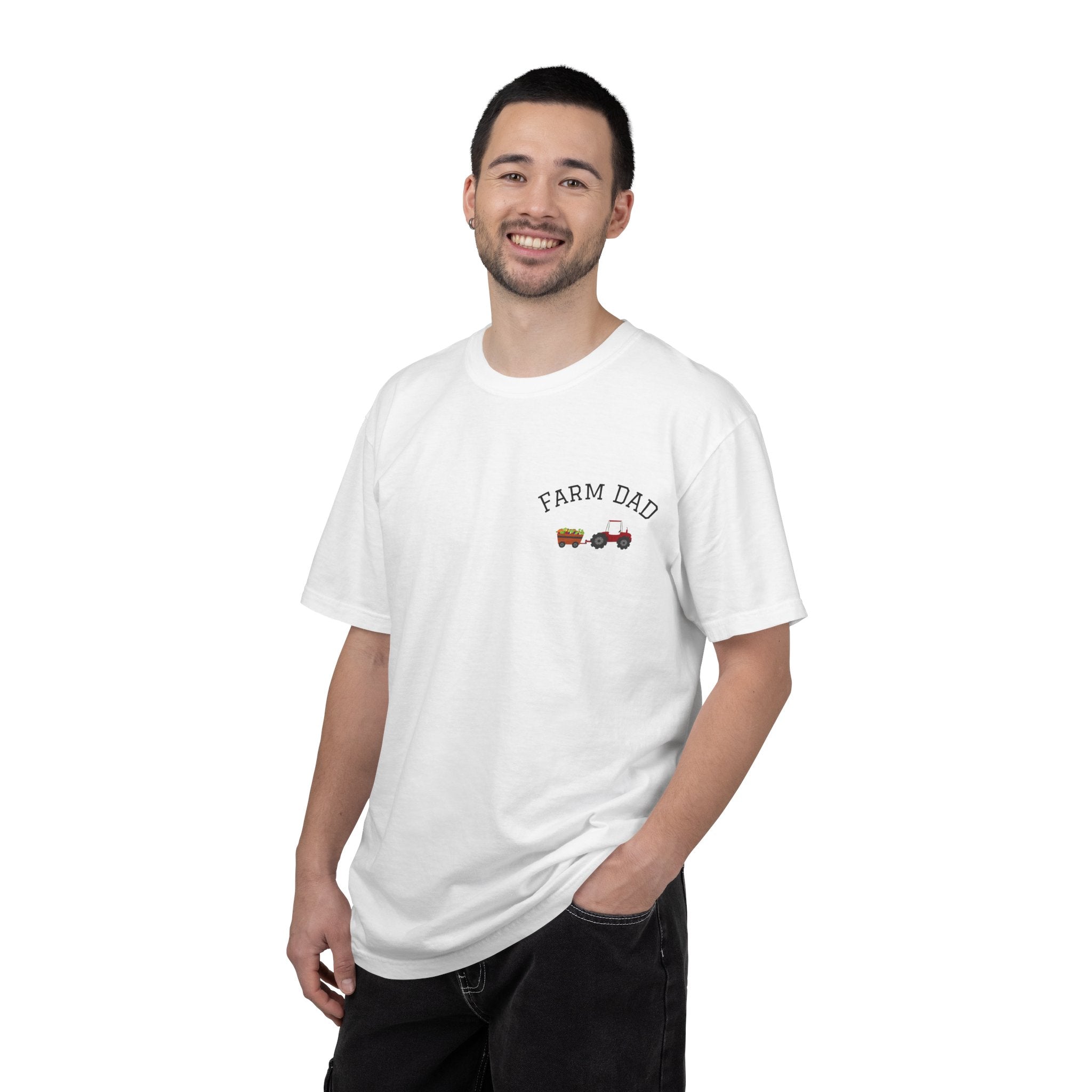 Farmer Dad T-Shirt — Rustic Farm Animals Graphic Tee