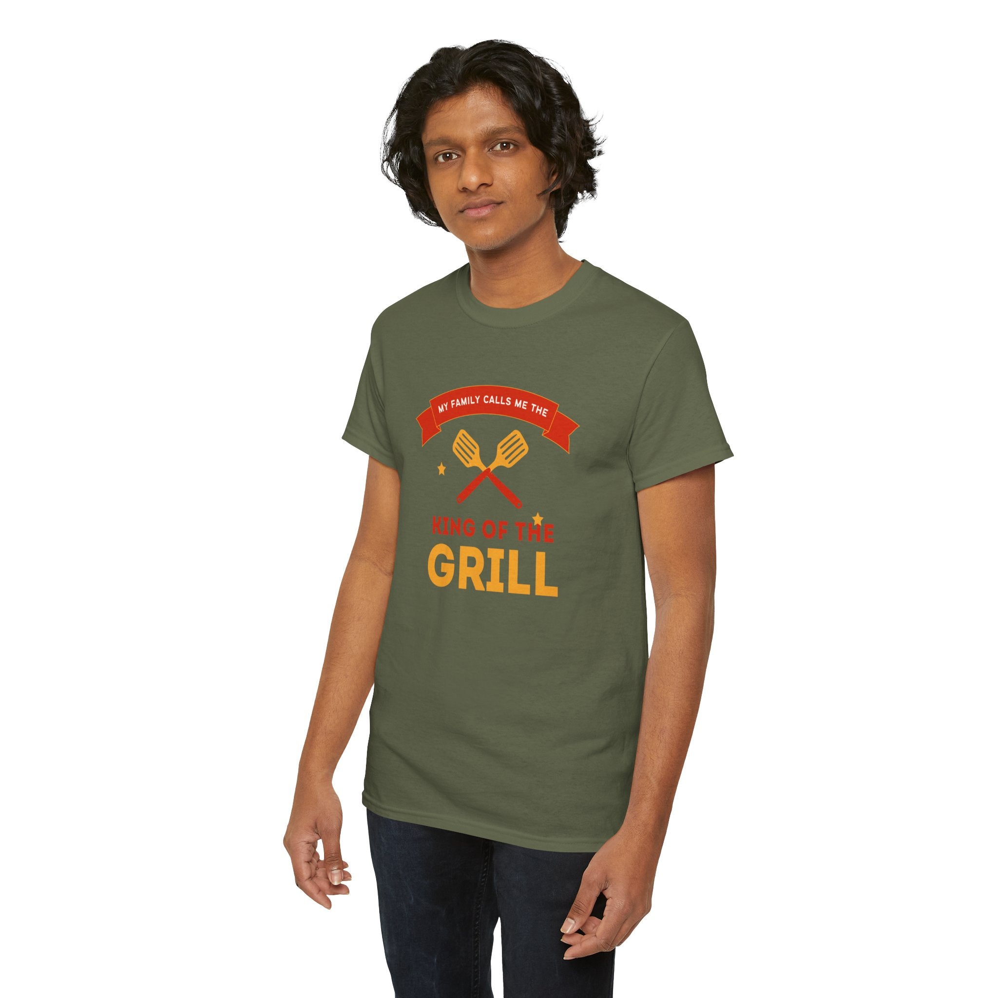 King of the Grill T-Shirt — My Family Calls Me The King of the Grill BBQ Tee