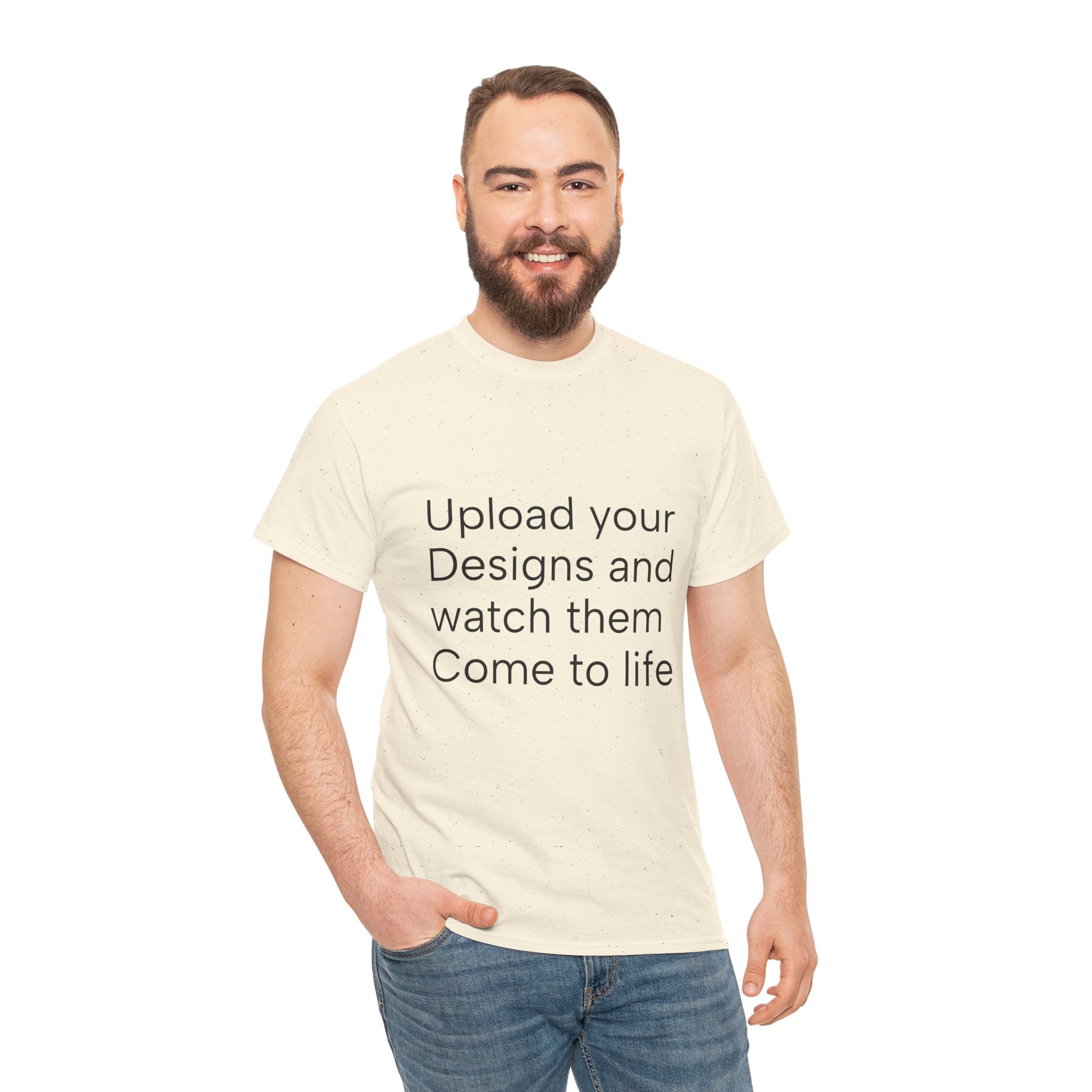 Customizable T‑Shirt – "Upload Your Designs and Watch Them Come to Life"