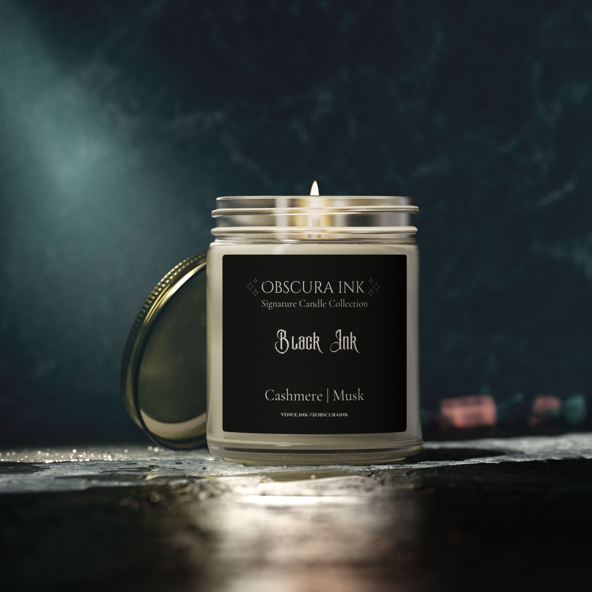 Black Ink  —  Obscura Ink — Cashmere Musk