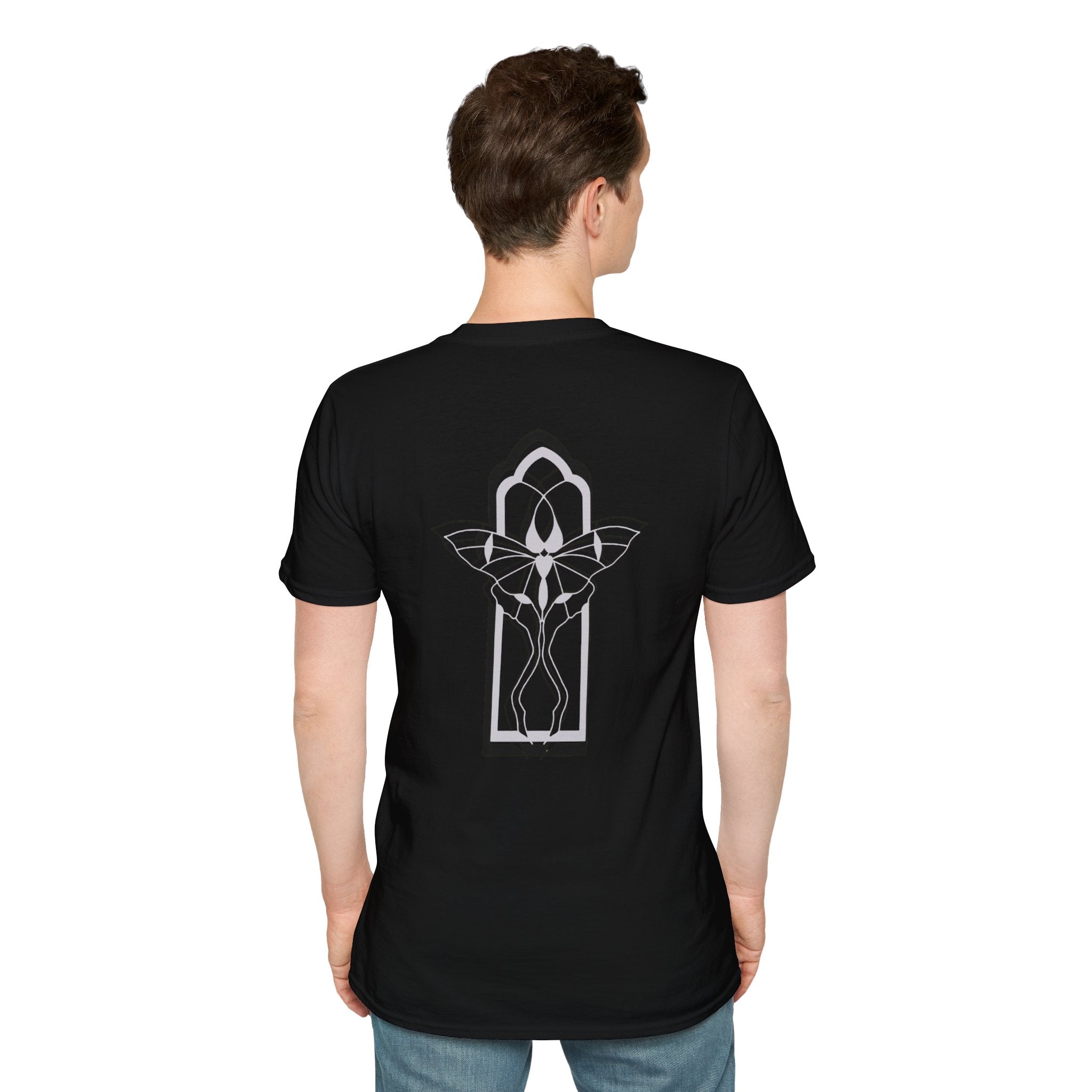 Graphic Tee —AT design 3 ~ Stained Glass Moth