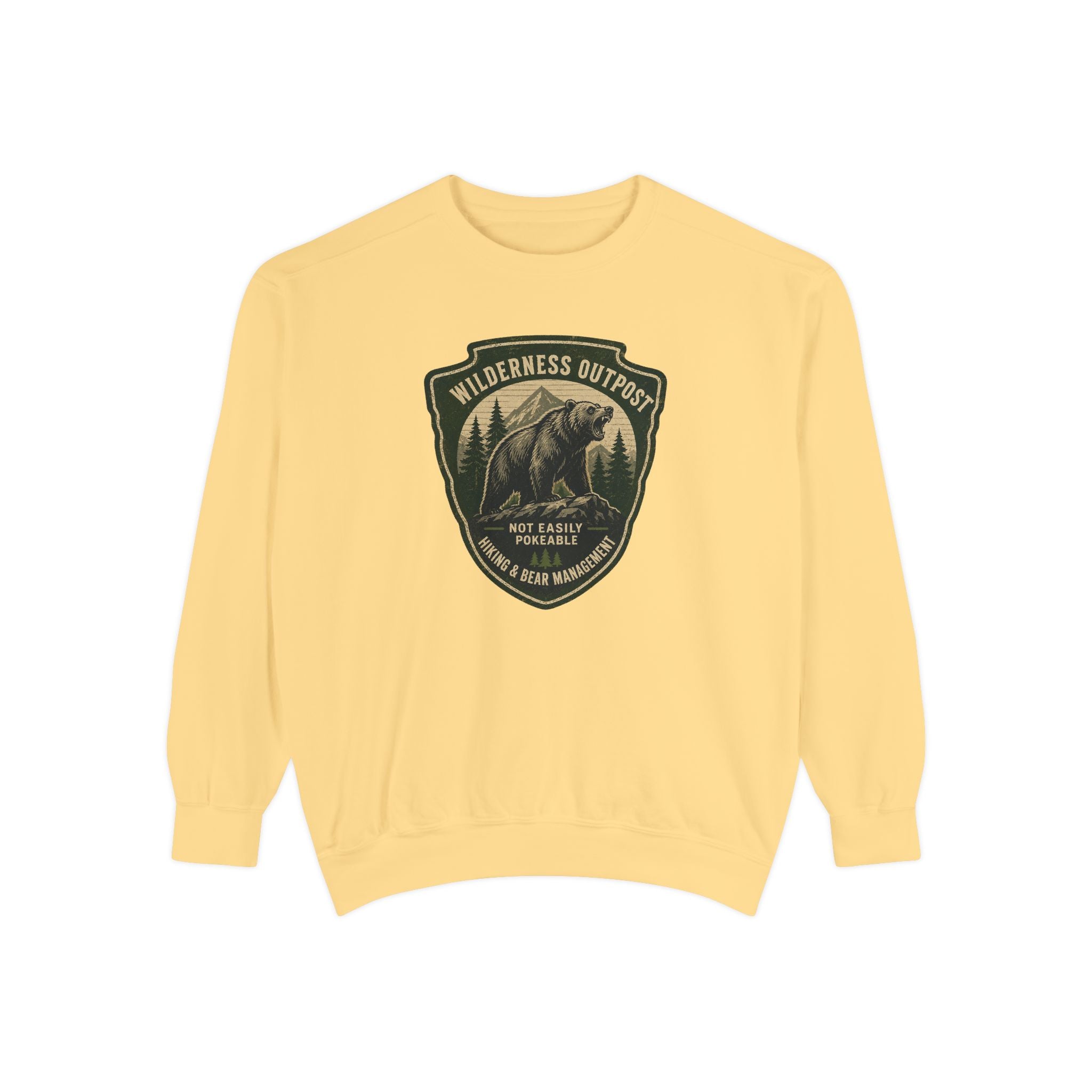 Wilderness Outfitters Bear Patch Sweatshirt — Outdoor Camping Crewneck
