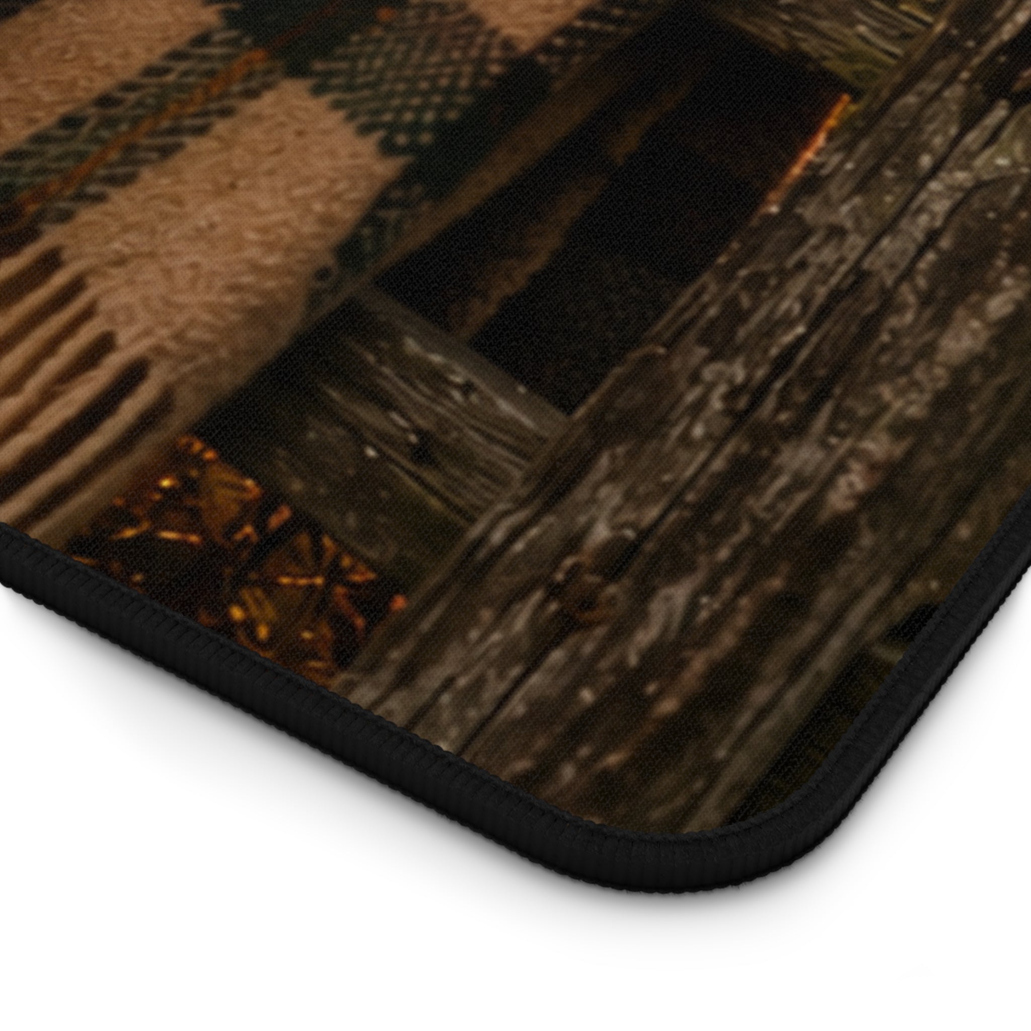 Custom Photo Desk Mat — Personalized Scenic Office Mousepad ("Print it your way")