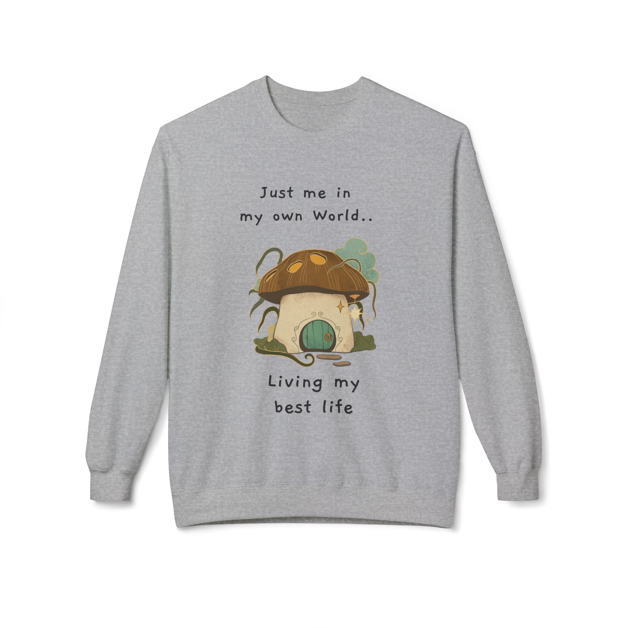 Cozy Mushroom House Sweatshirt — Crewneck