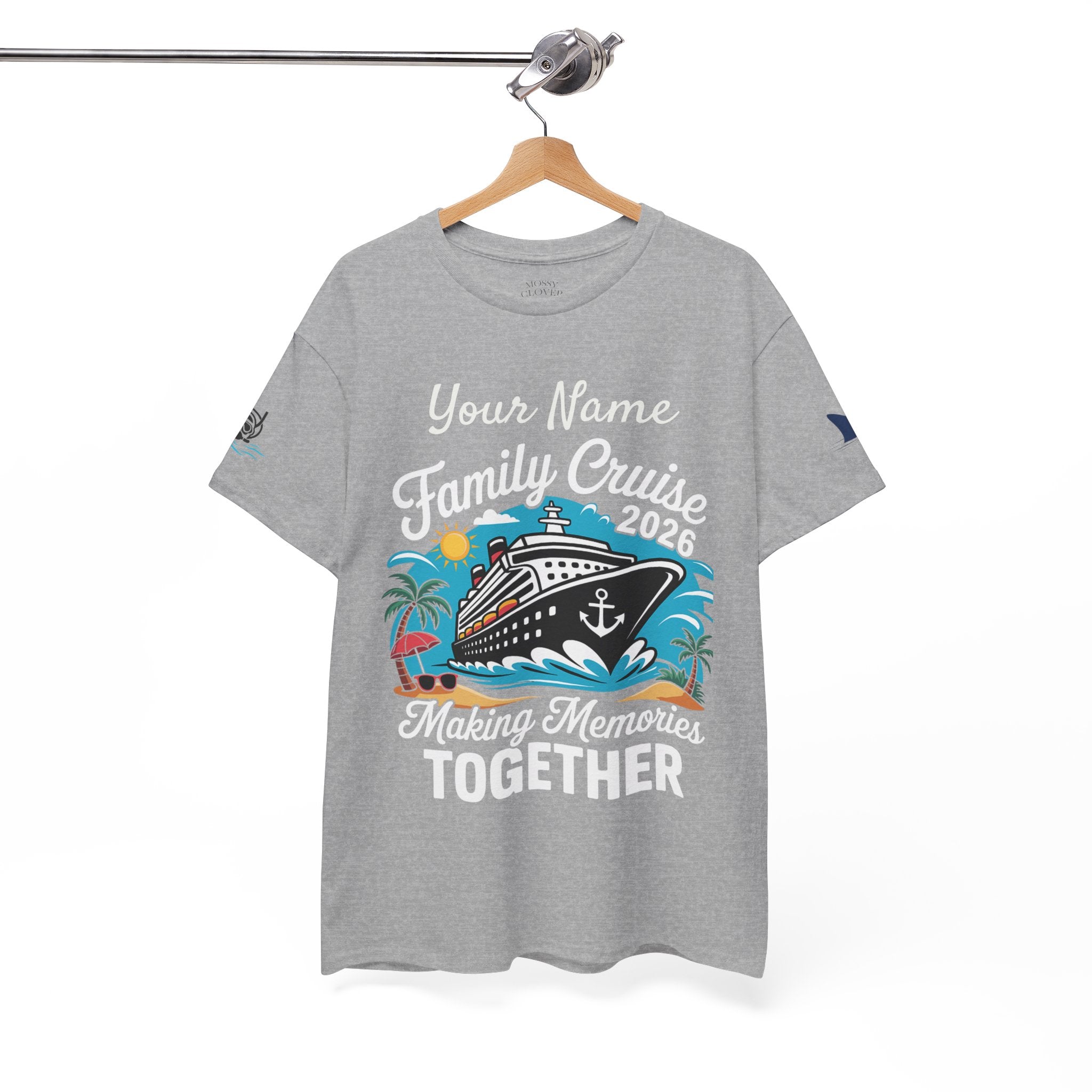 Family Cruise T‑Shirt — Customizable 'Making Memories Together' Cruise Vacation Tee