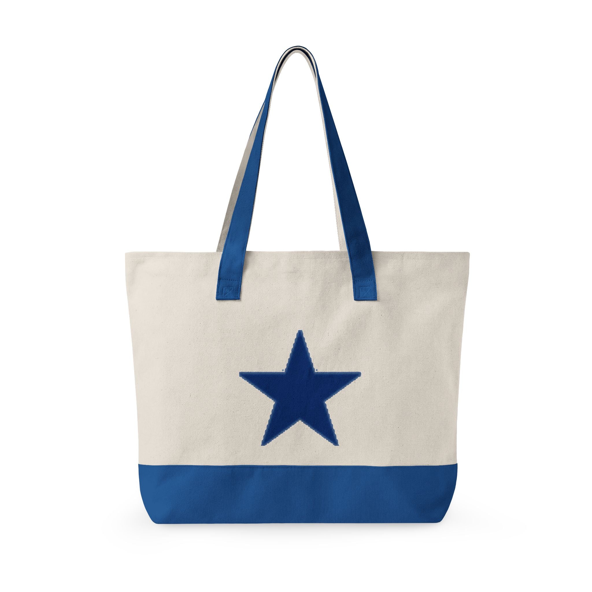 'Mom' Quilted Zippered Canvas Tote Bag – Durable Mom Bag for Mother's Day