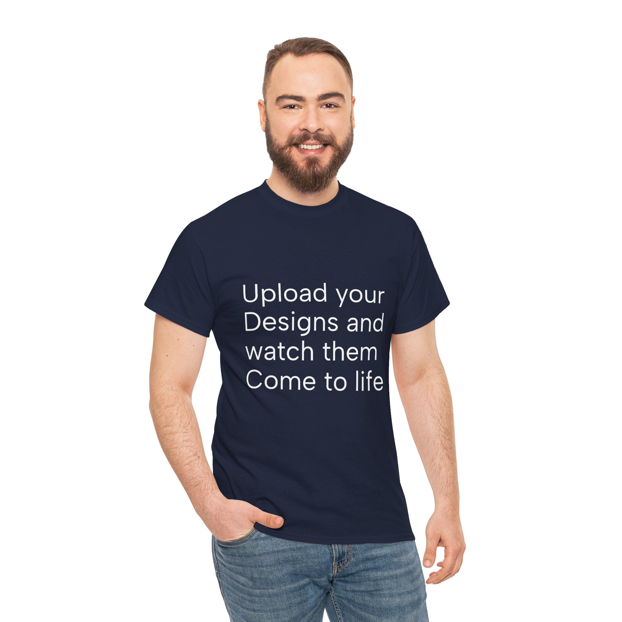 Customizable T‑Shirt – "Upload Your Designs and Watch Them Come to Life"