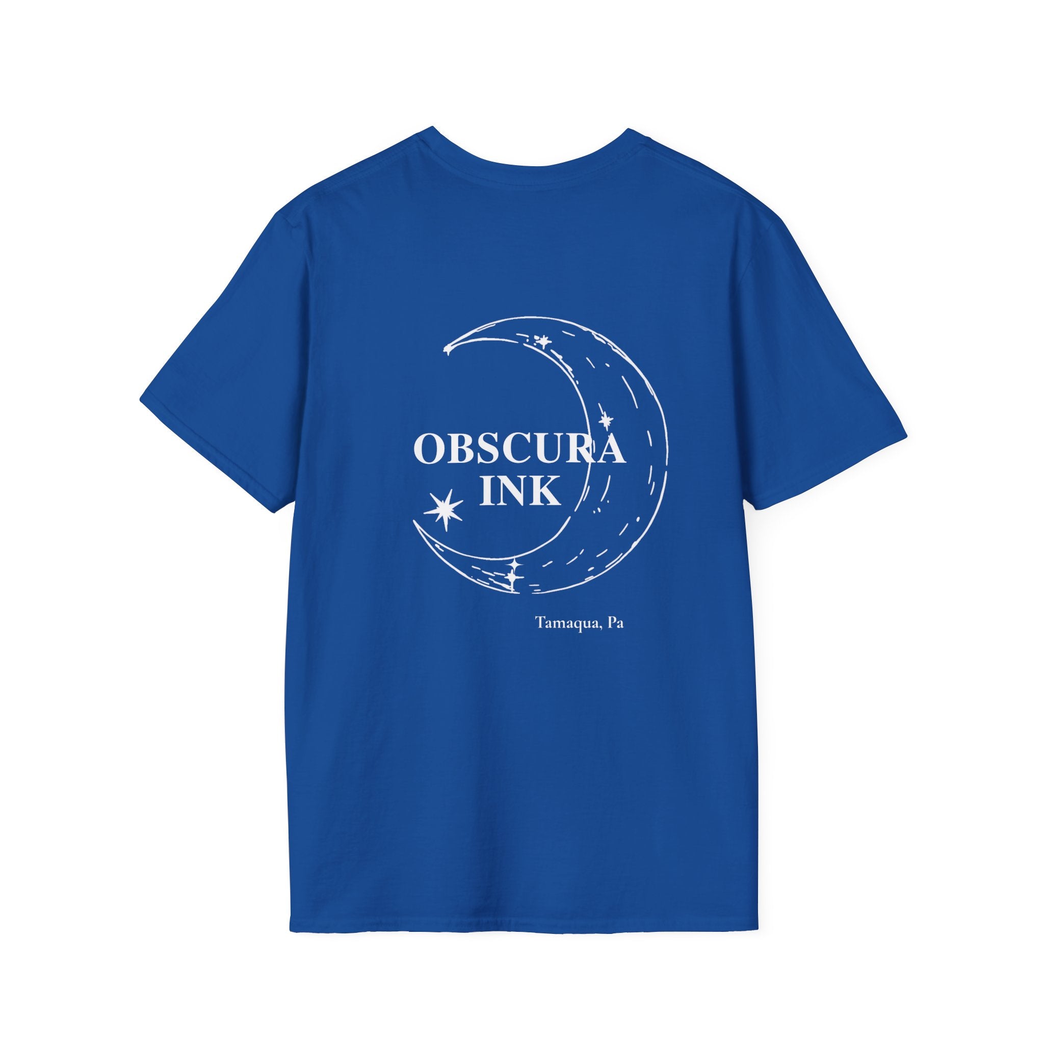 Moon logo ~ Obscura Ink Signature Tee ~ Back