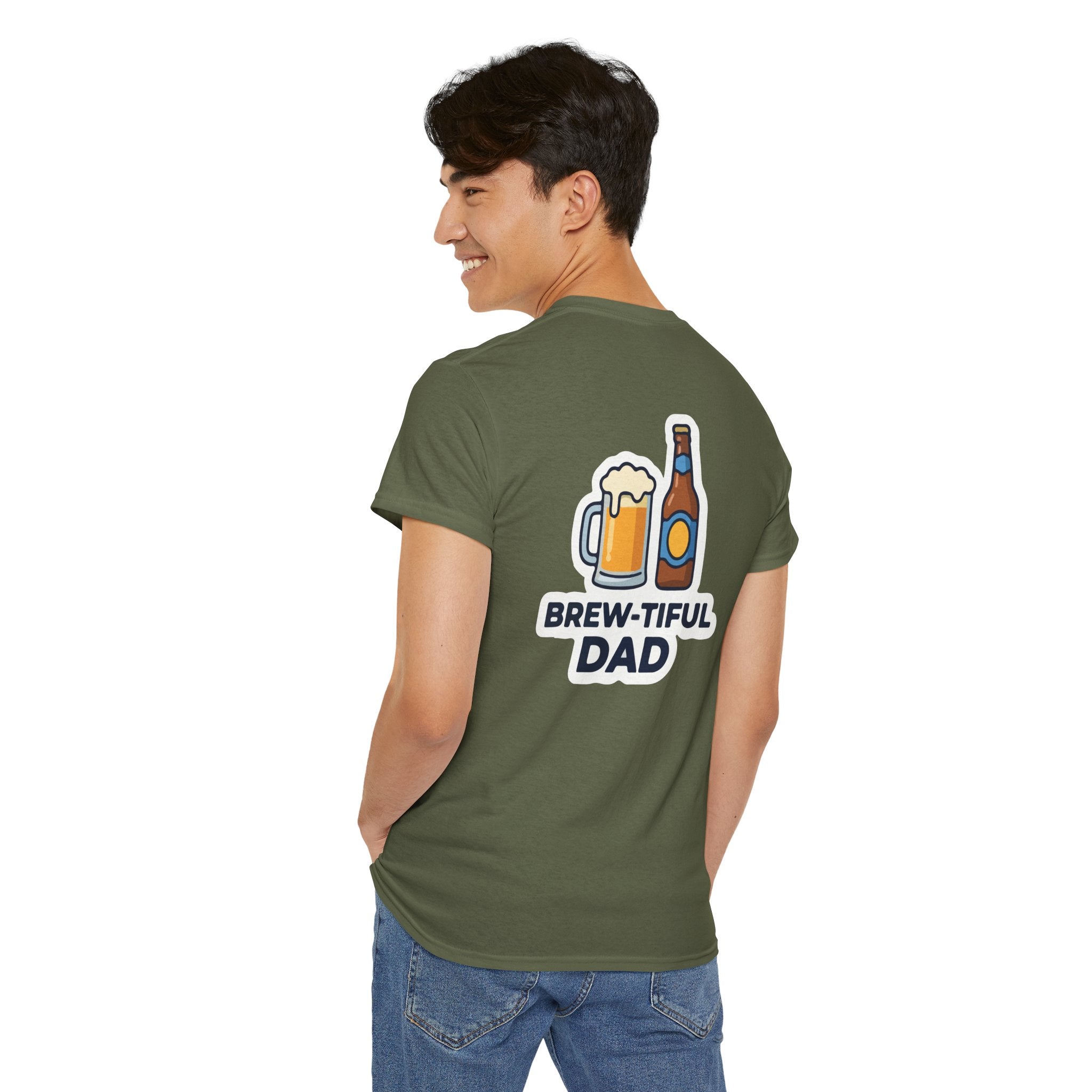 Brew-tiful Dad T-Shirt — Funny Father's Day Beer Tee