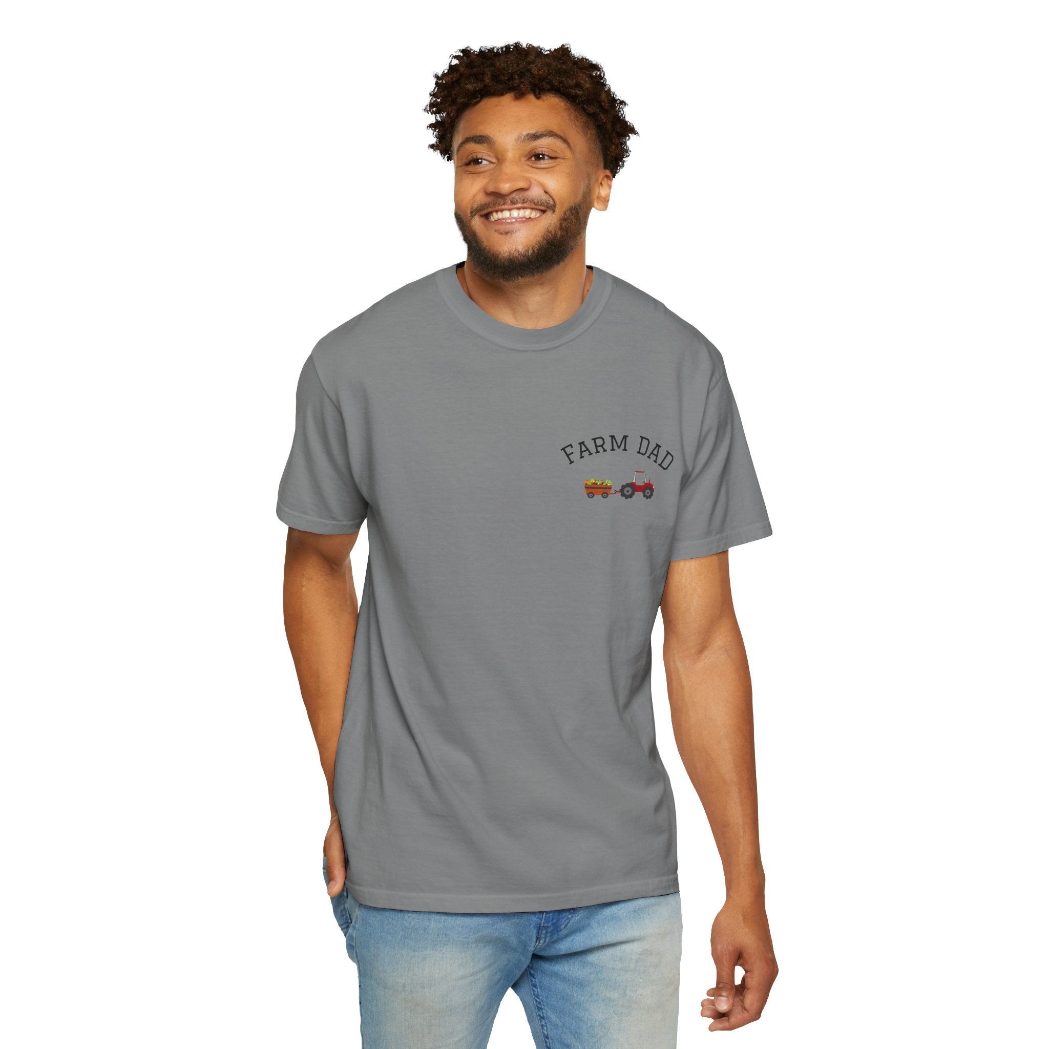 Farmer Dad T-Shirt — Rustic Farm Animals Graphic Tee