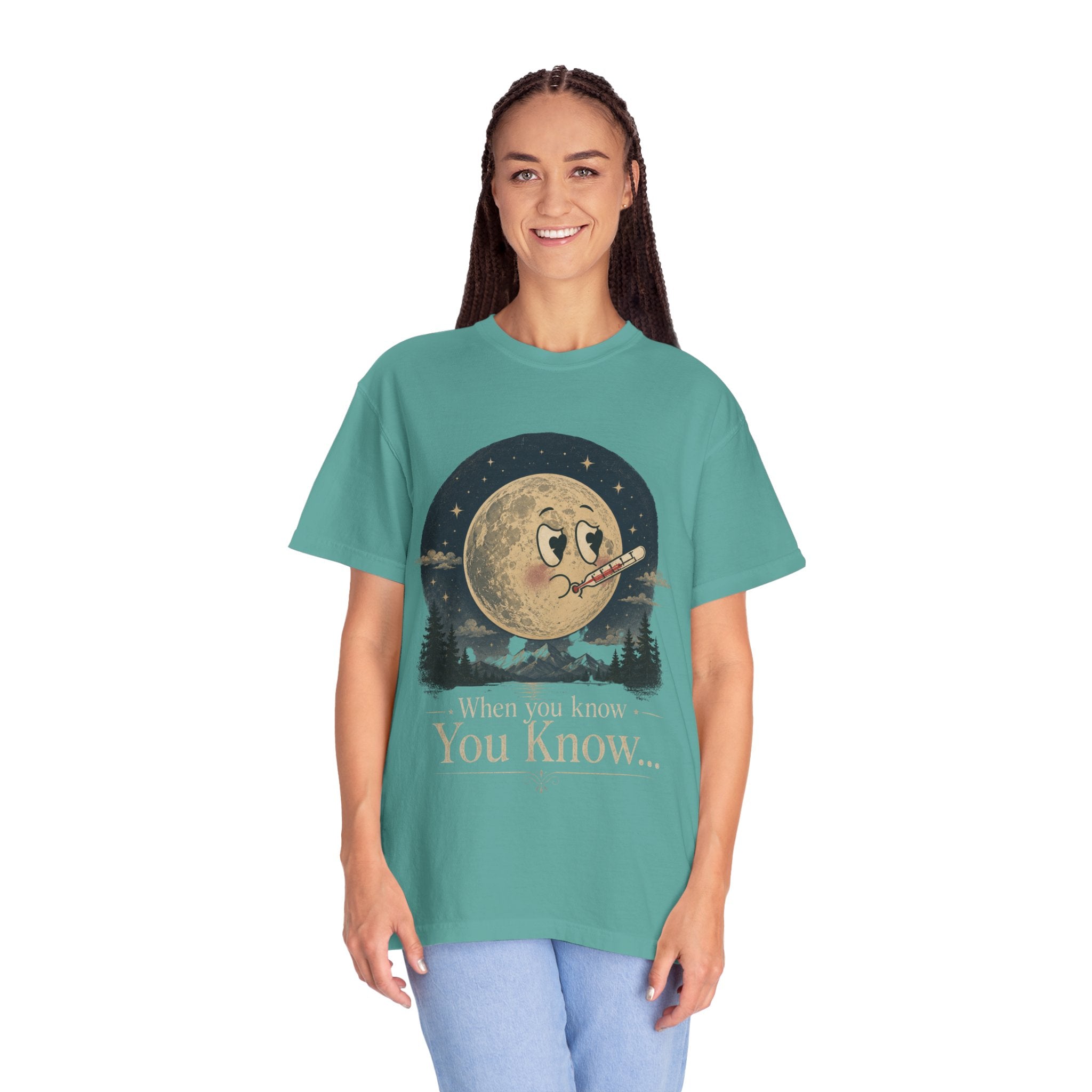 Moonlit Retro Tee — 'When You Know... You Know' Graphic T-Shirt
