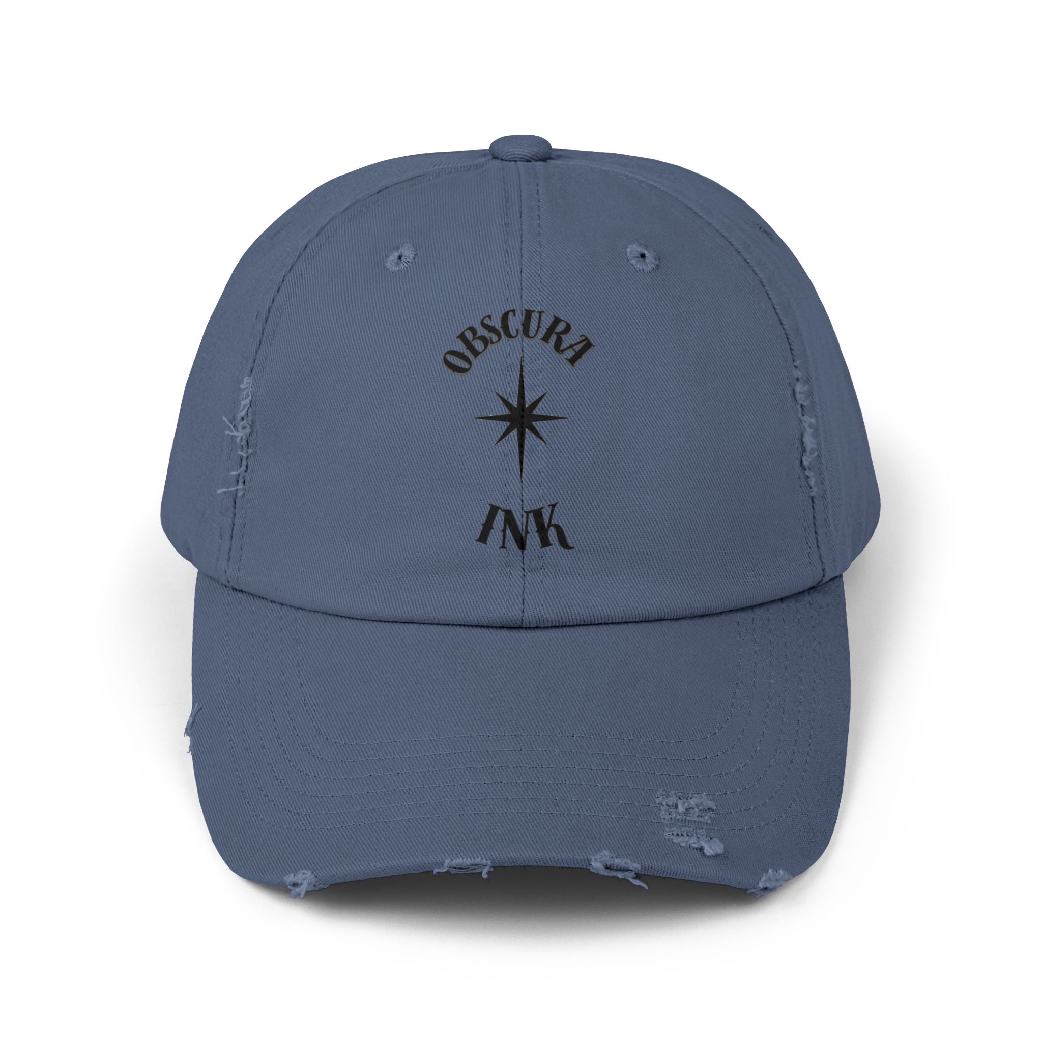 Obscura Ink LOGO ~ Distressed Baseball Cap