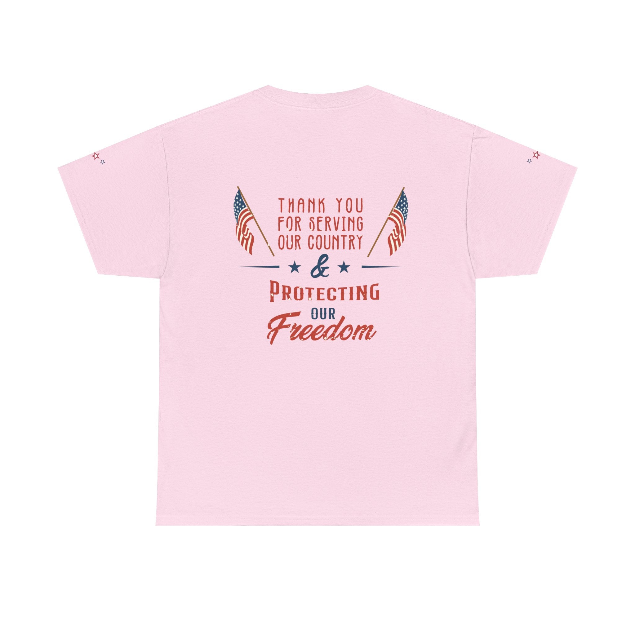 Thank You for Serving Tee — Patriotic American Flag Military Appreciation T-Shirt