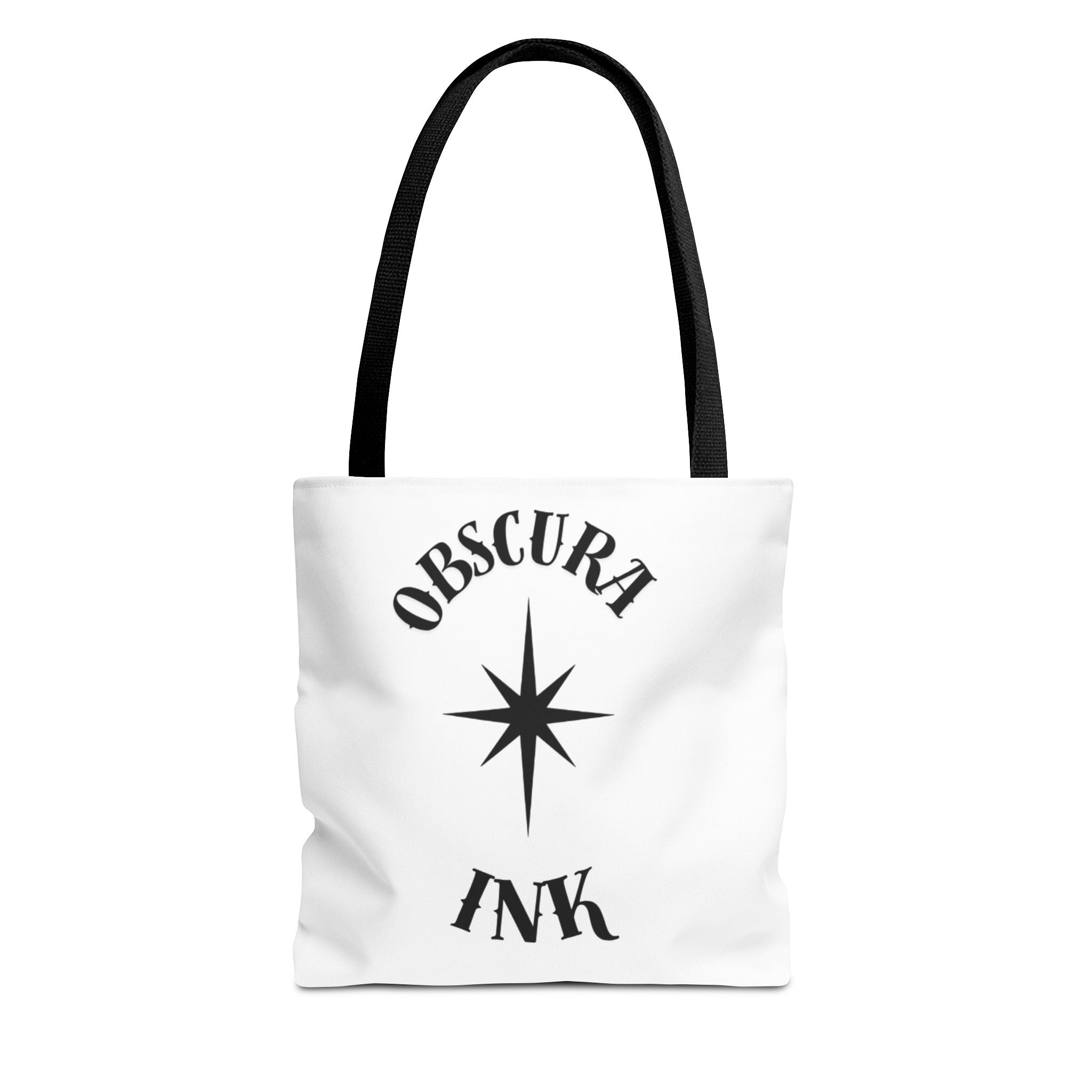 Obscura Ink Compass Tote Bag — Gothic Star Logo Canvas Tote