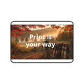 Custom Photo Desk Mat — Personalized Scenic Office Mousepad ("Print it your way")