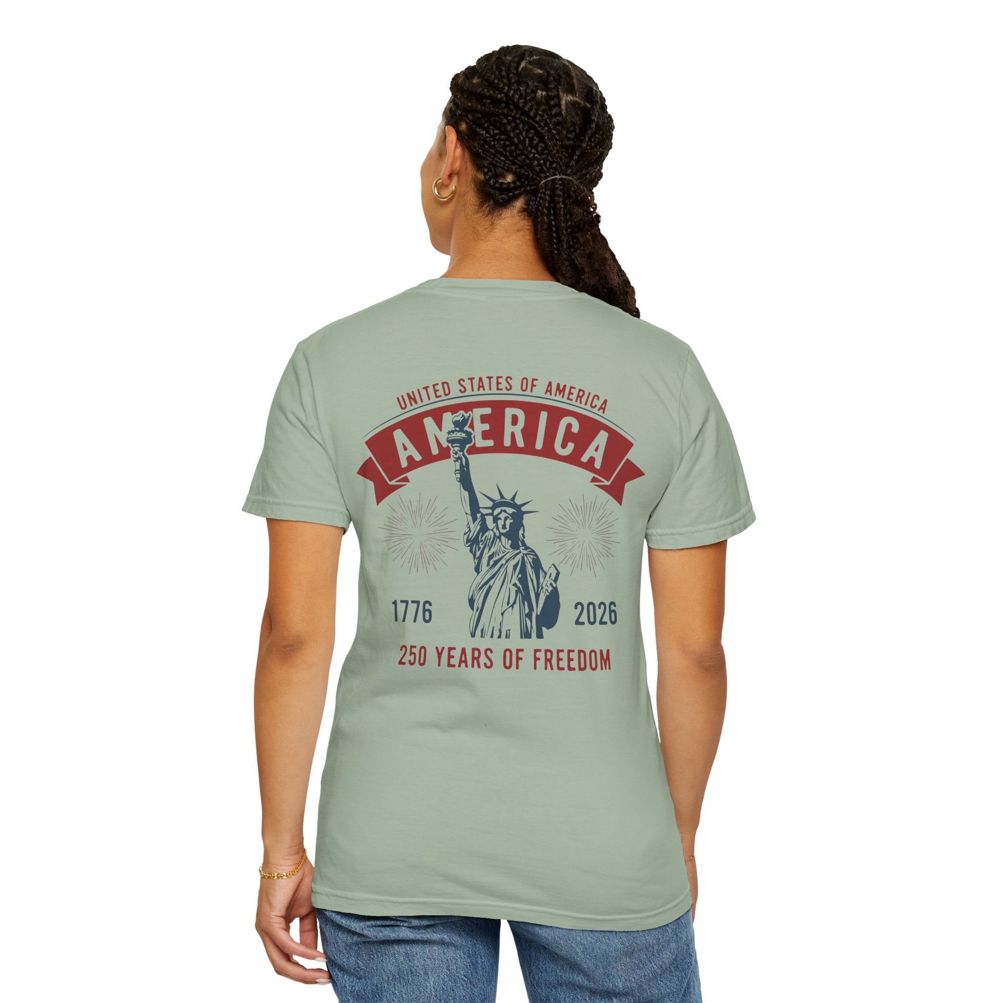 USA 250 Yrs ~ Unisex Garment-Dyed T-shirt