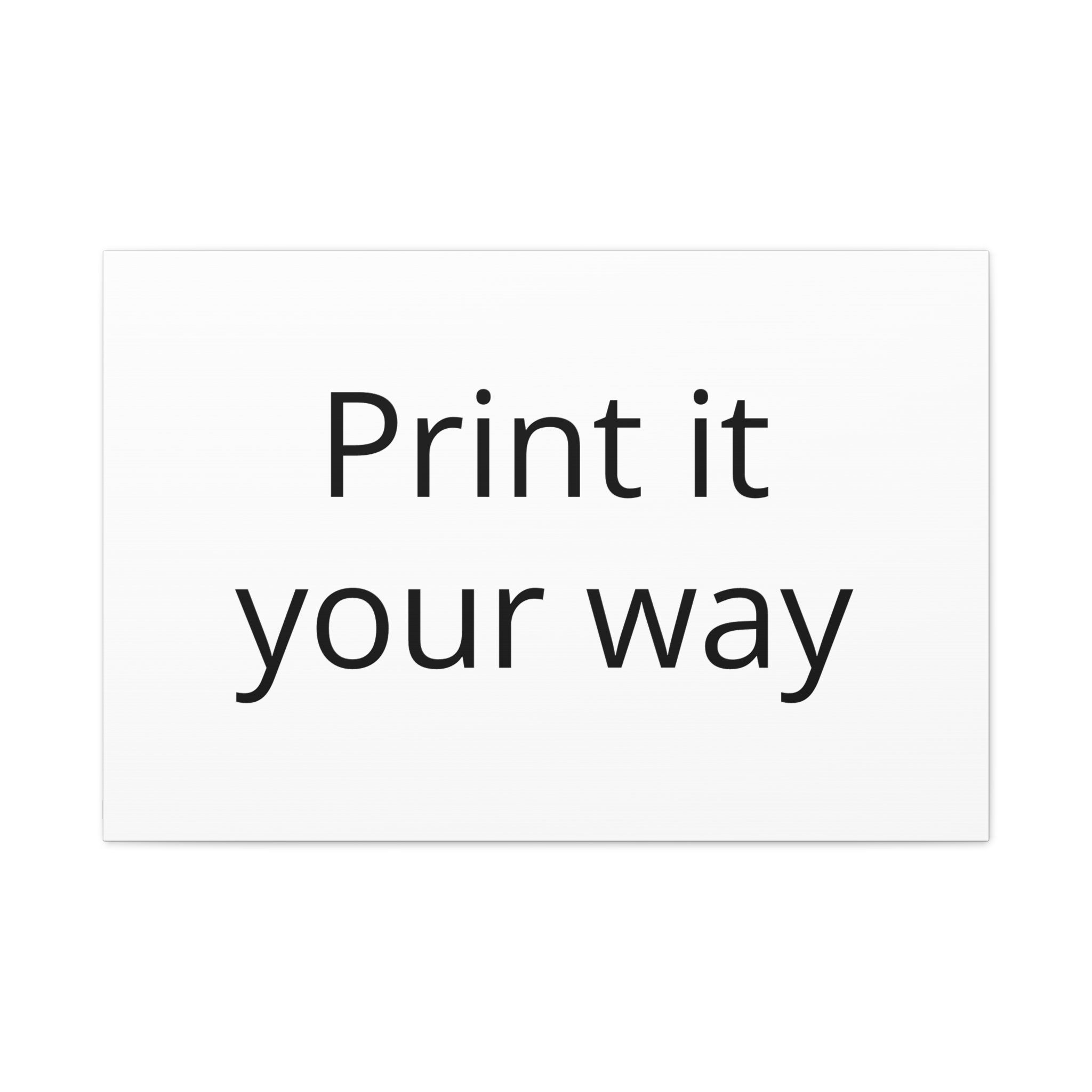 Matte Canvas, Stretched, 1.25"