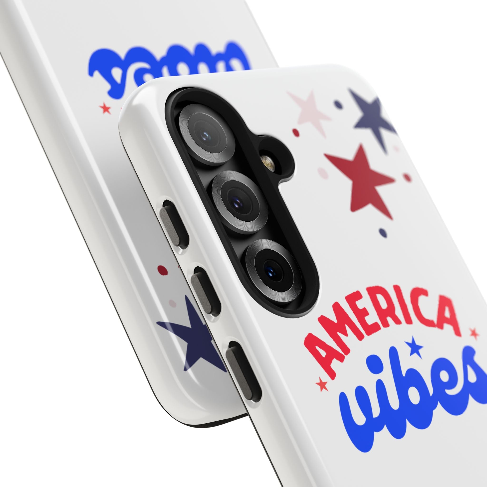 America Vibes Tough Phone Case — Patriotic Red White Blue Stars iPhone Case