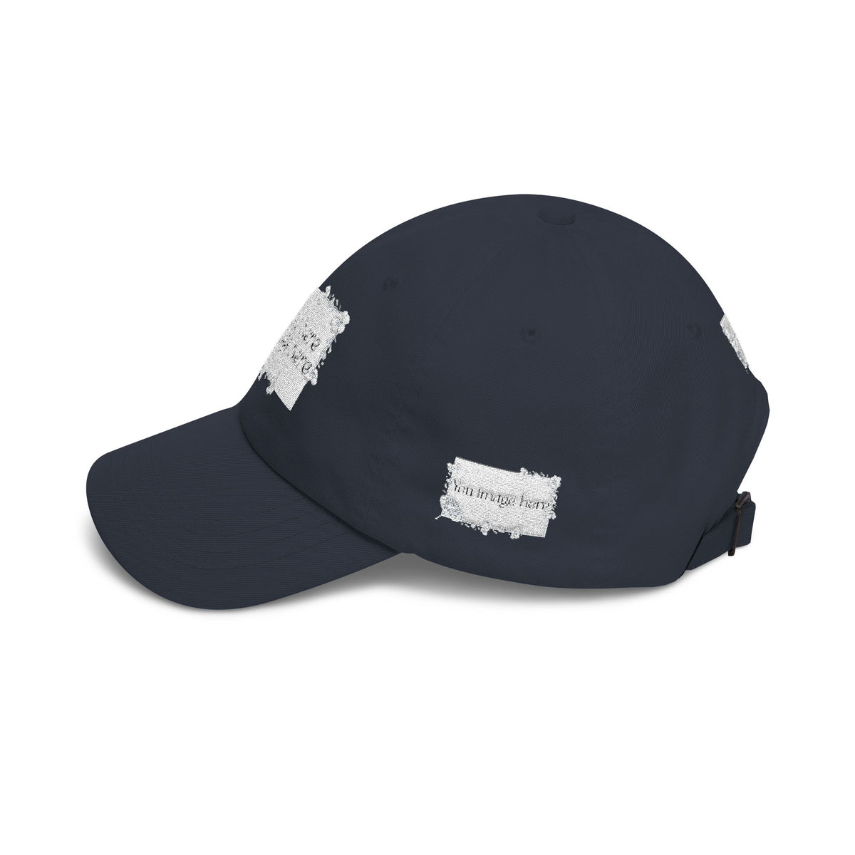 Minimal 'Print it your way' Embroidered Hat