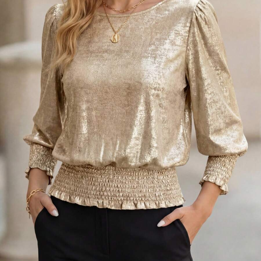 The Willow Gathered Blouse for Women