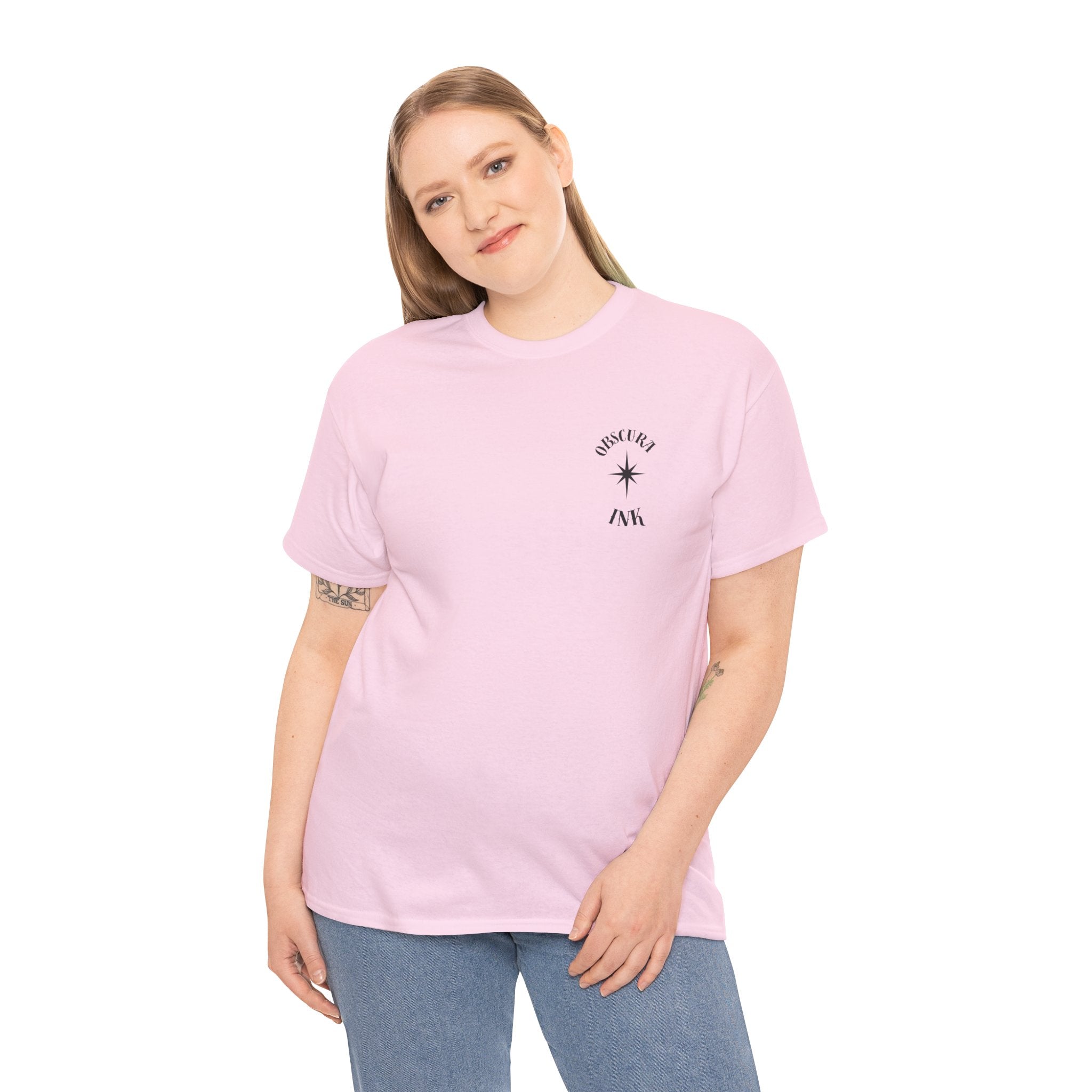 Shield Floral Tee — Obscura Ink Graphic T‑Shirt