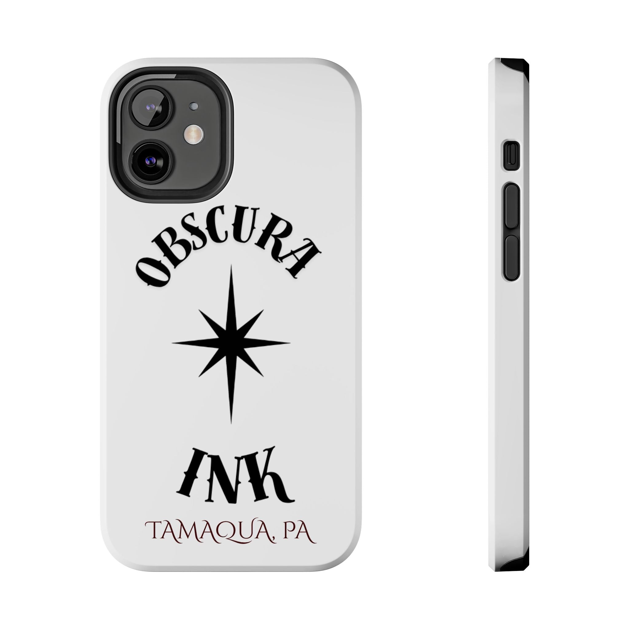 Tough Phone Case — Obscura Ink Compass Design (Tamaqua, PA)
