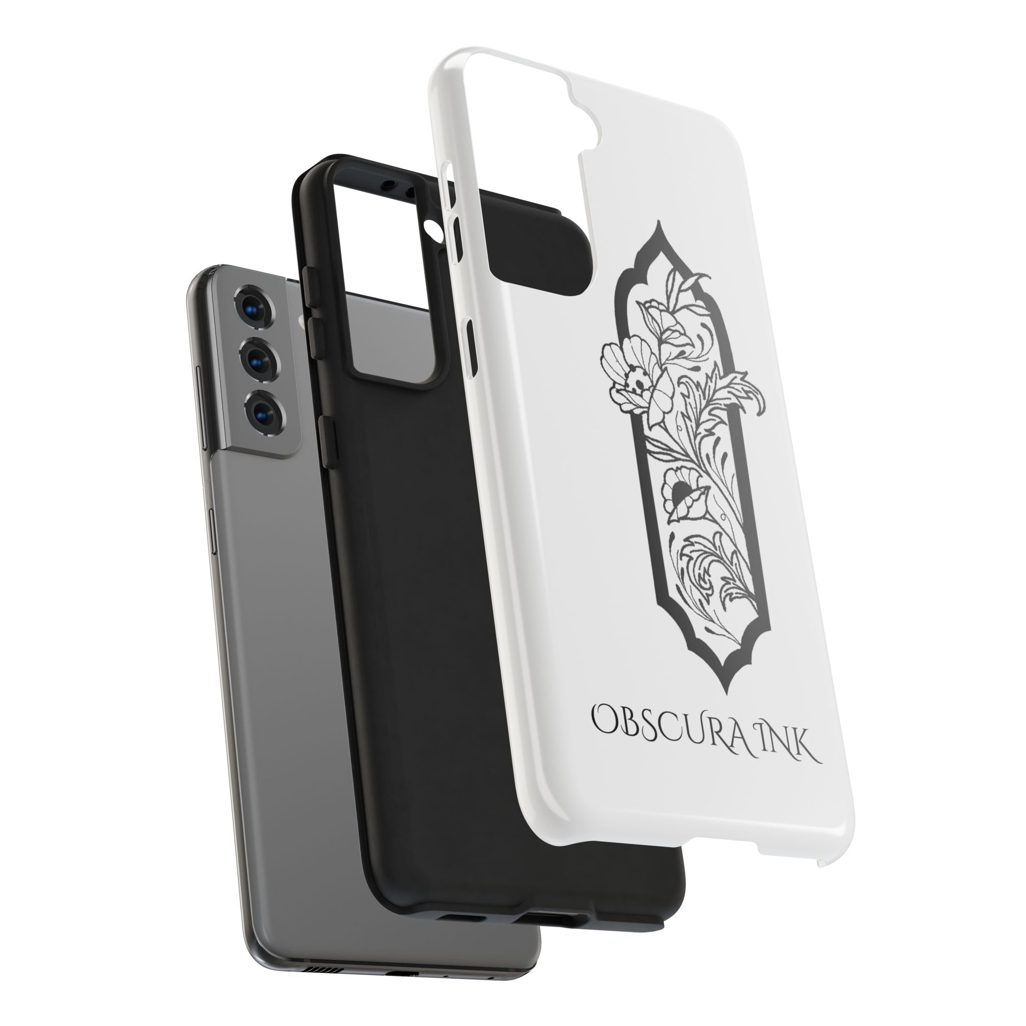 Tough Phone Case — Obscura Ink Shield Design