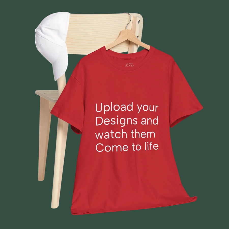 Customizable T‑Shirt – "Upload Your Designs and Watch Them Come to Life"