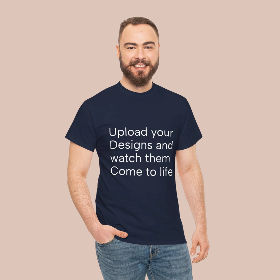 Customizable T‑Shirt – "Upload Your Designs and Watch Them Come to Life"