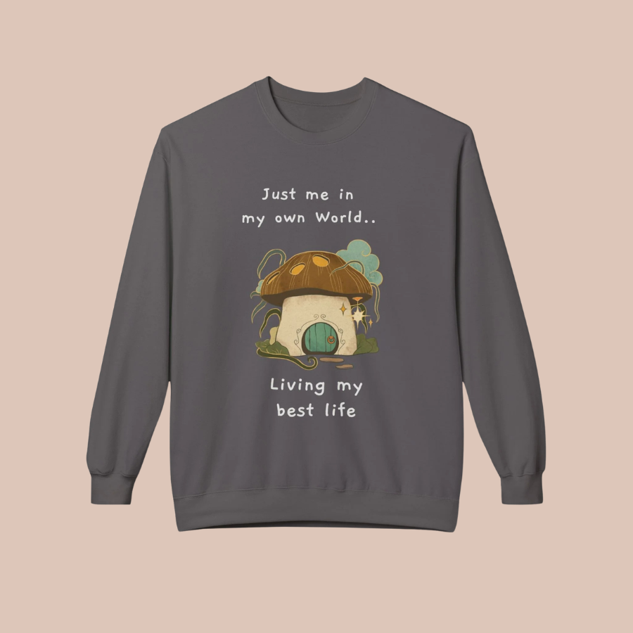 Cozy Mushroom House Sweatshirt — Crewneck