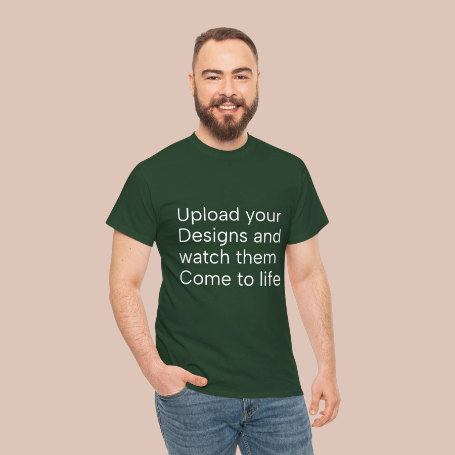 Customizable T‑Shirt – "Upload Your Designs and Watch Them Come to Life"