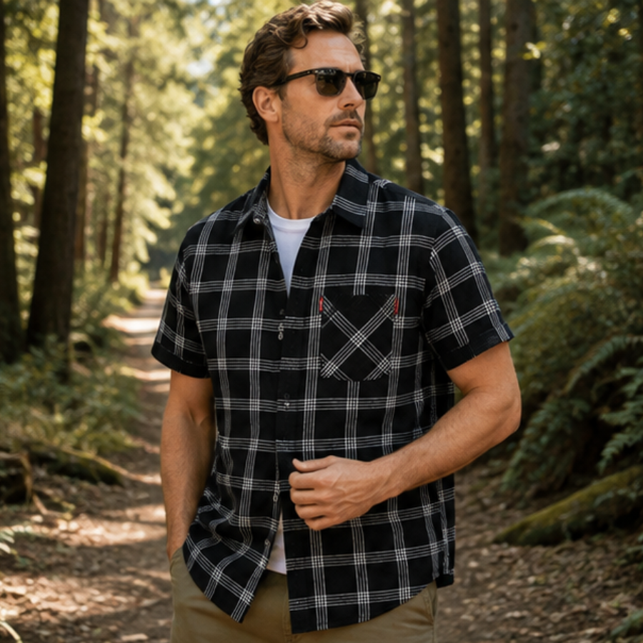 The Timber Wolf Plaid Button Down Shirt