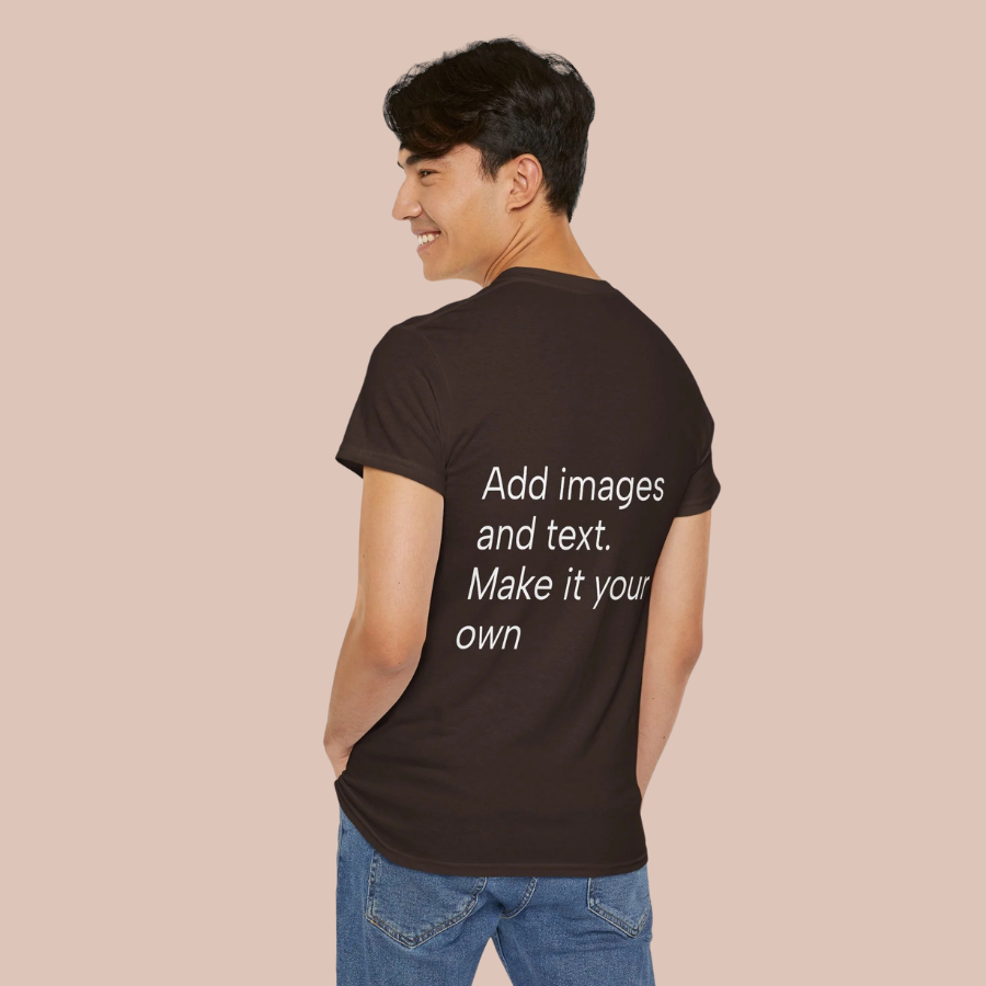 Customizable T‑Shirt – "Upload Your Designs and Watch Them Come to Life"
