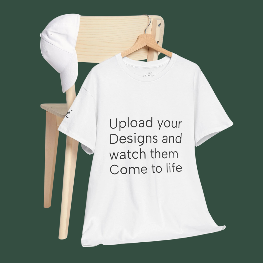 Customizable T‑Shirt – "Upload Your Designs and Watch Them Come to Life"