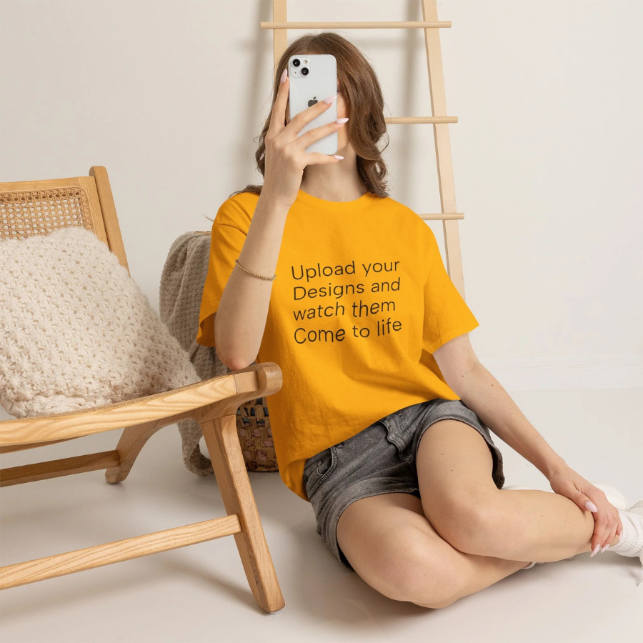 Customizable T‑Shirt – "Upload Your Designs and Watch Them Come to Life"