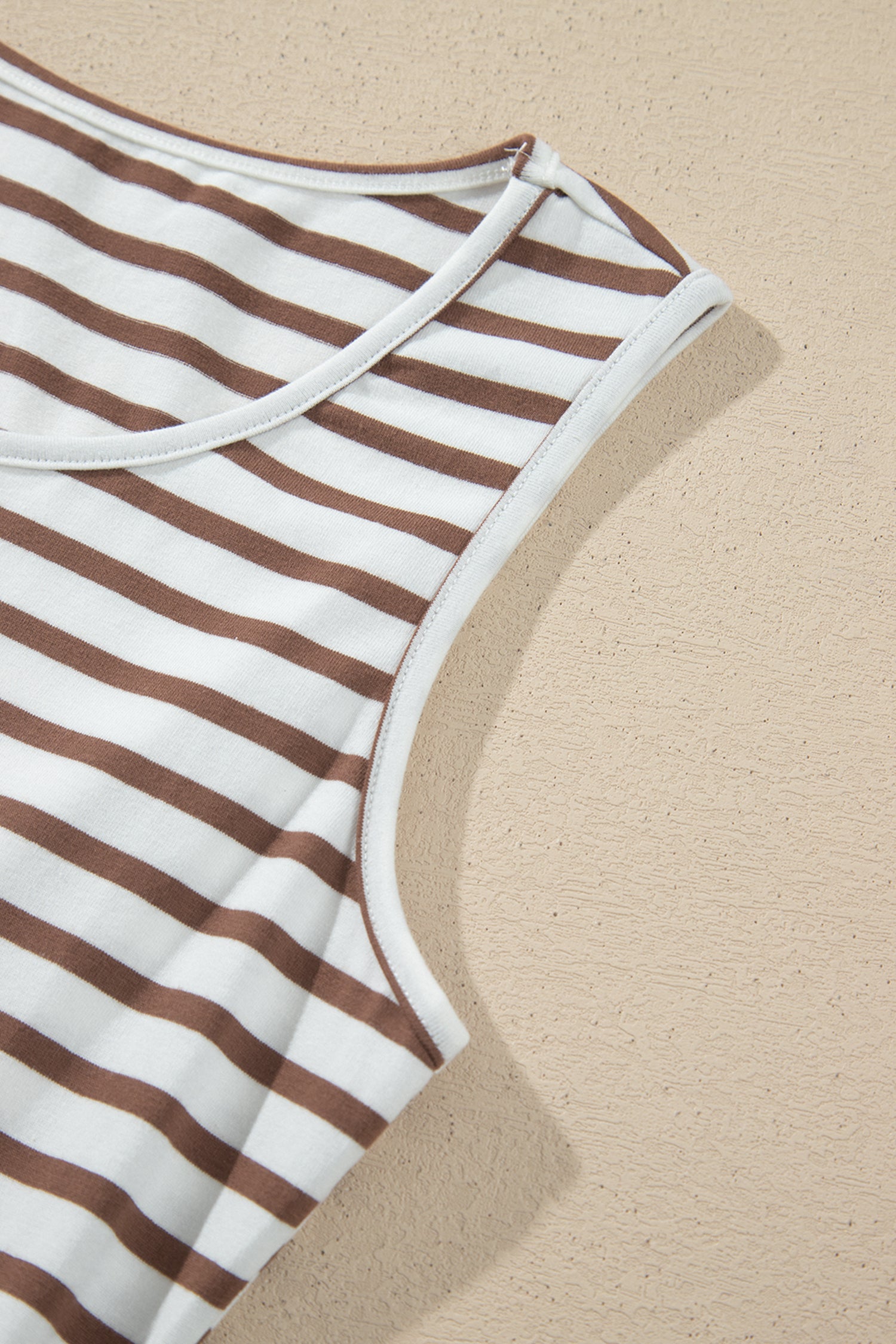 The Harvest Stripe Patchwork Sleeveless Dress for Women