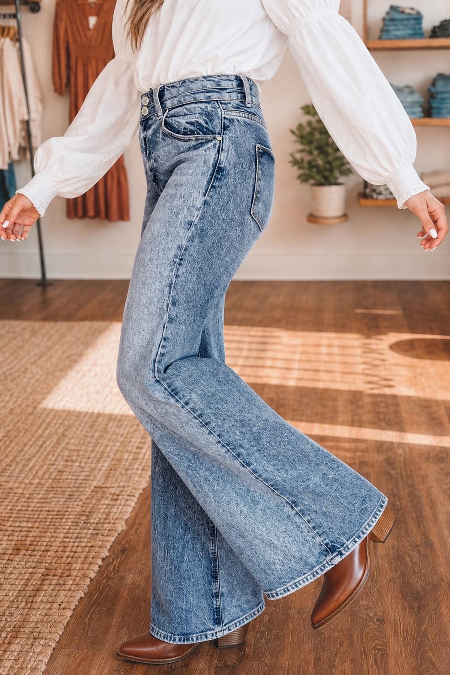 The Blue Ridge Flare Jeans - for Women
