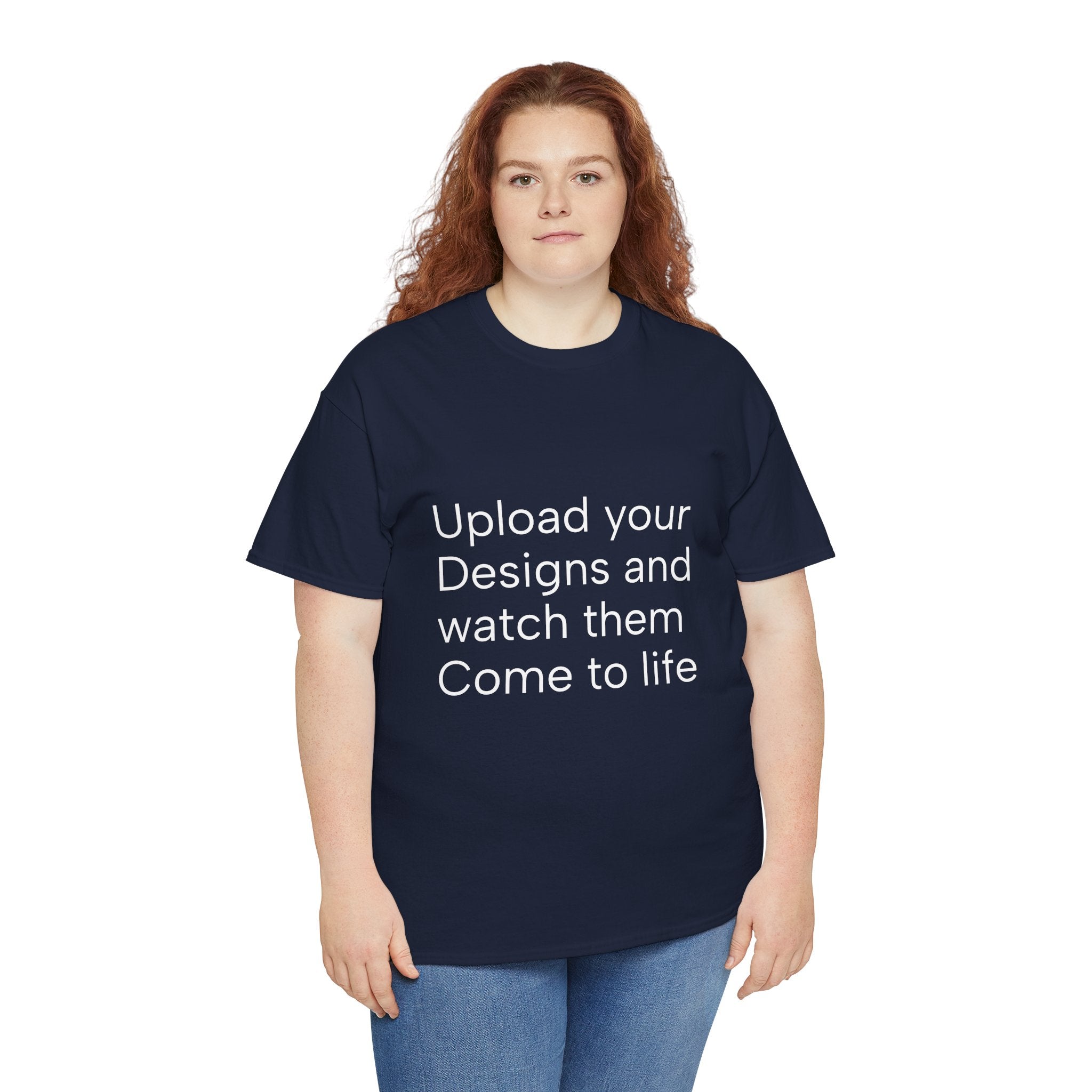 Customizable T‑Shirt – "Upload Your Designs and Watch Them Come to Life"