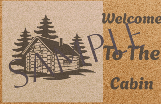 Personalized Welcome Doormat — Custom Design Coir Entrance Mat