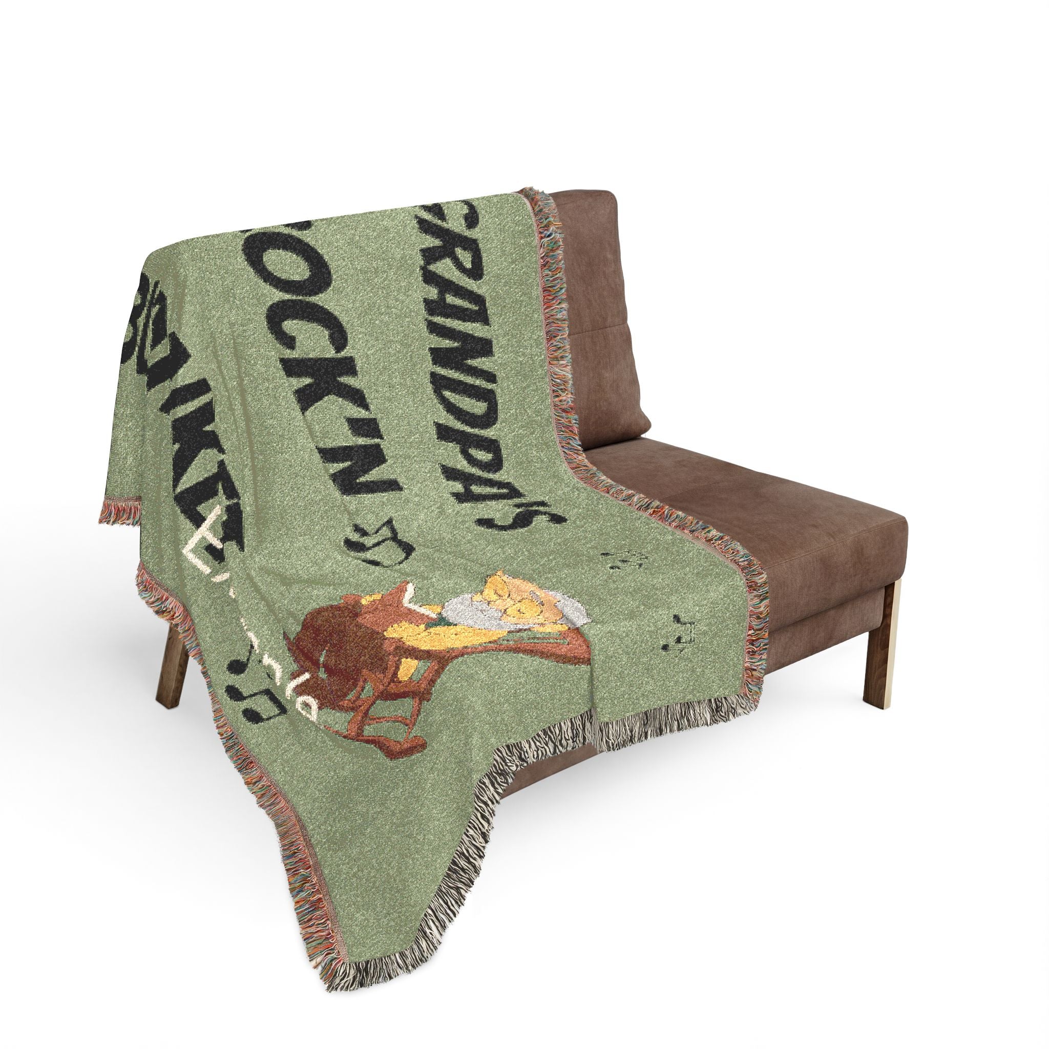 Woven Blanket — Personalized 'Tell Your Story' Throw Blanket (Custom Design)