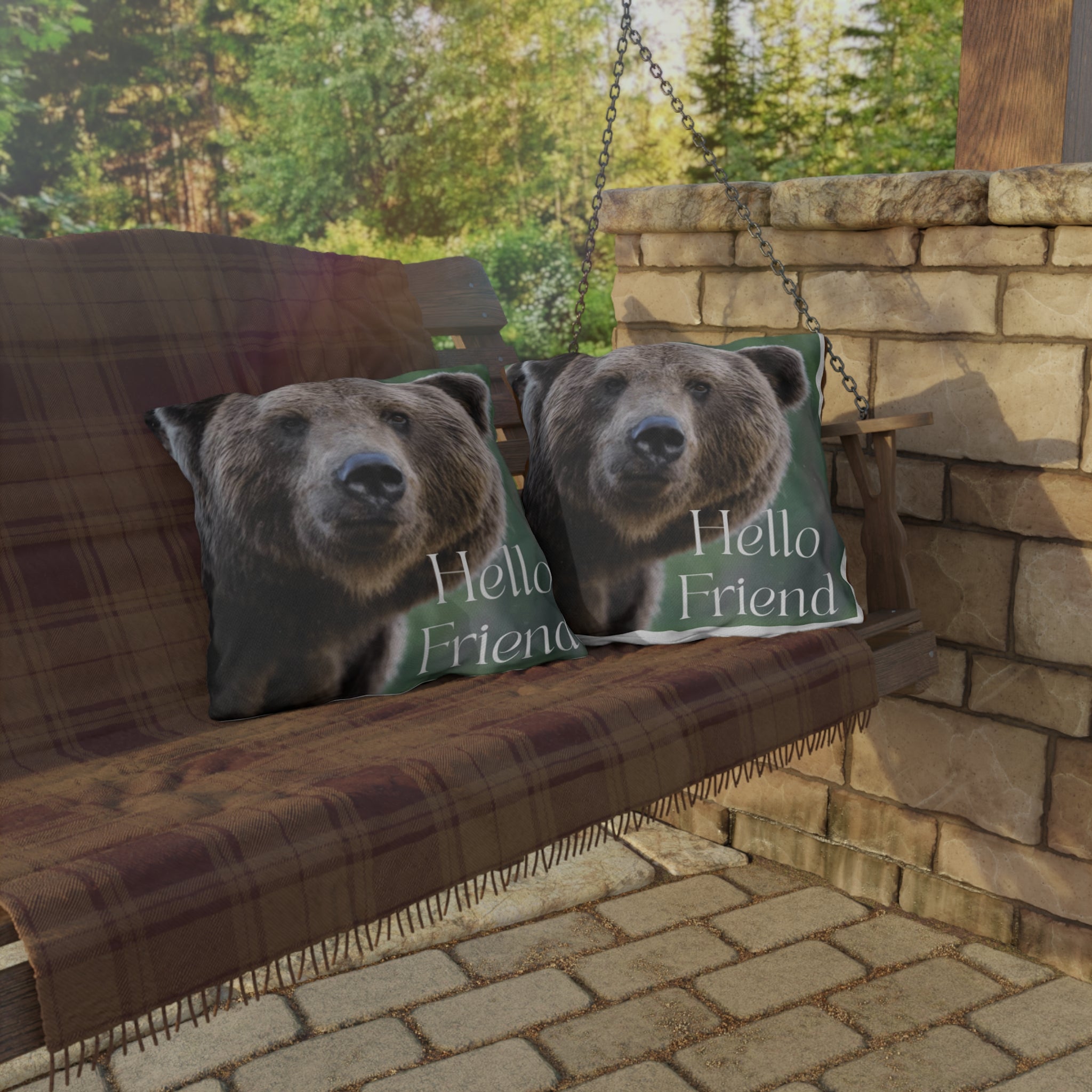 Tell Your Story Outdoor Pillow —  Decorative Cushion