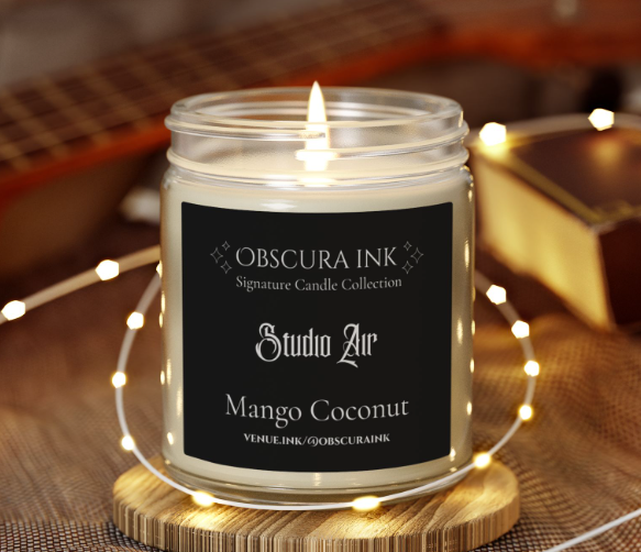 Obscura Ink Candle — Studio Air — Mango Coconut